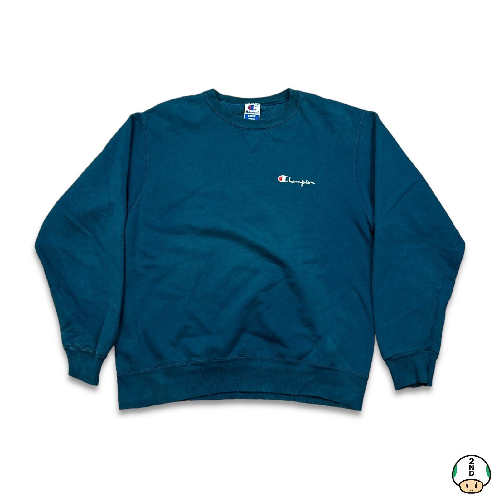 Champion × Vintage Vintage Champion Sweatshirt Large USA Pullover 90s Crewneck Size US L / EU 52-54 / 3 - 1 Thumbnail