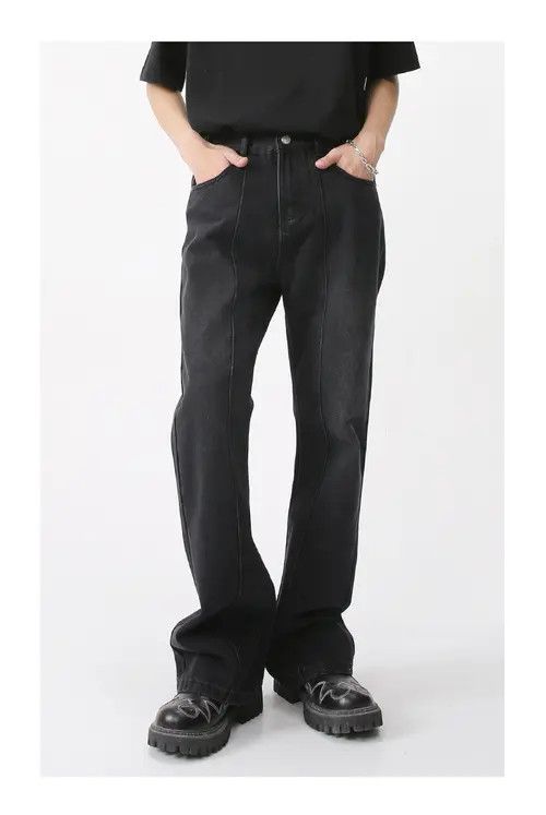Other Vintage washed casual elastic waist denim trousers Size US 32 / EU 48 - 7 Thumbnail