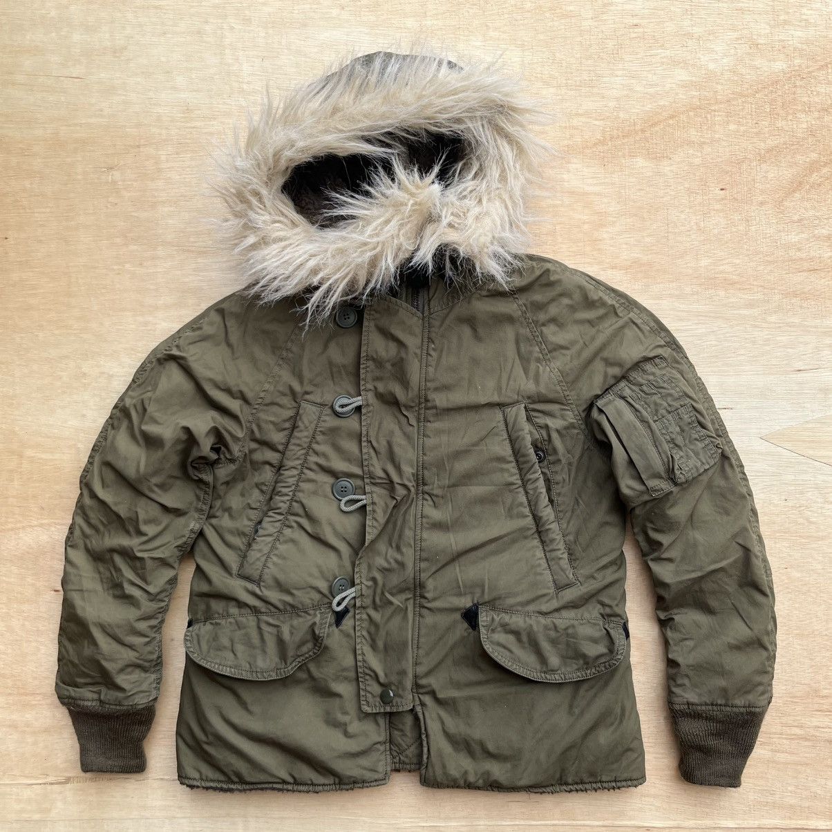 Japanese Brand RNA FUR TYPE AF 1003 BOMBER LIKE ALPHA INDUSTRIES Size M / US 6-8 / IT 42-44 - 1 Thumbnail