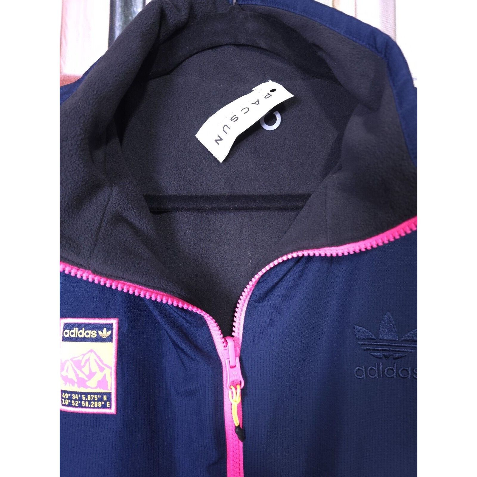 Adidas ADIDAS Womens Sleeveless Tracksuit Top Jacket Large Navy Blu Size L / US 10 / IT 46 - 10 Thumbnail