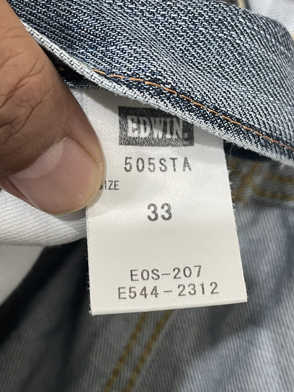 Edwin Distressed Edwin Buckle Back Selvedge Denim Jeans Size US 34 / EU 50 - 14 Thumbnail