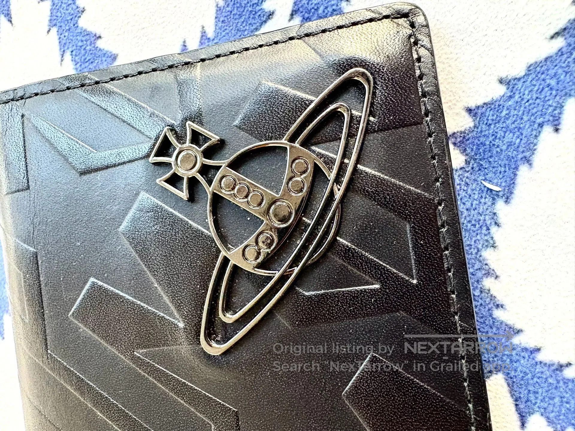 Vivienne Westwood Vivienne Westwood Black Leather Saturn Long Wallet. Size ONE SIZE - 9 Thumbnail