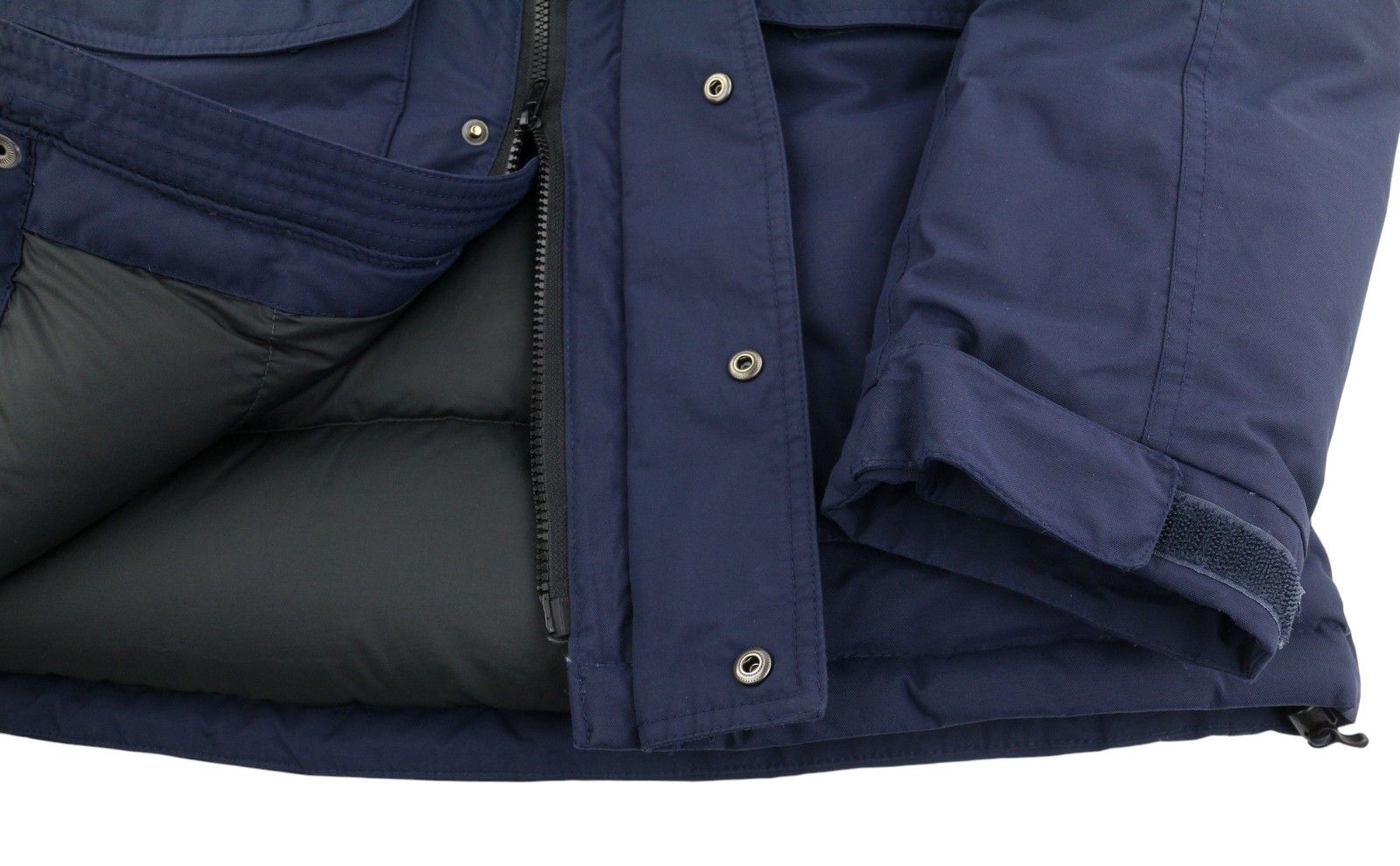 The North Face XS Dark Blue 550 Down Hood Full Zip Parka 86876 Size US XS / EU 42 / 0 - 14 Thumbnail