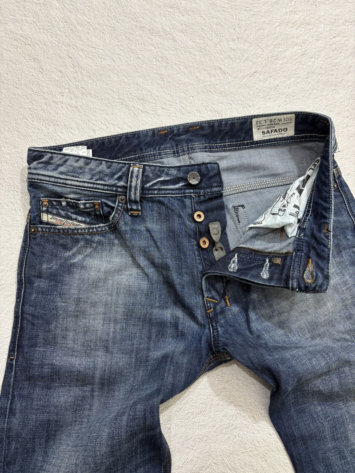 Diesel 2000s Diesel superwide wash denim pants y2k style Size US 30 / EU 46 - 5 Thumbnail