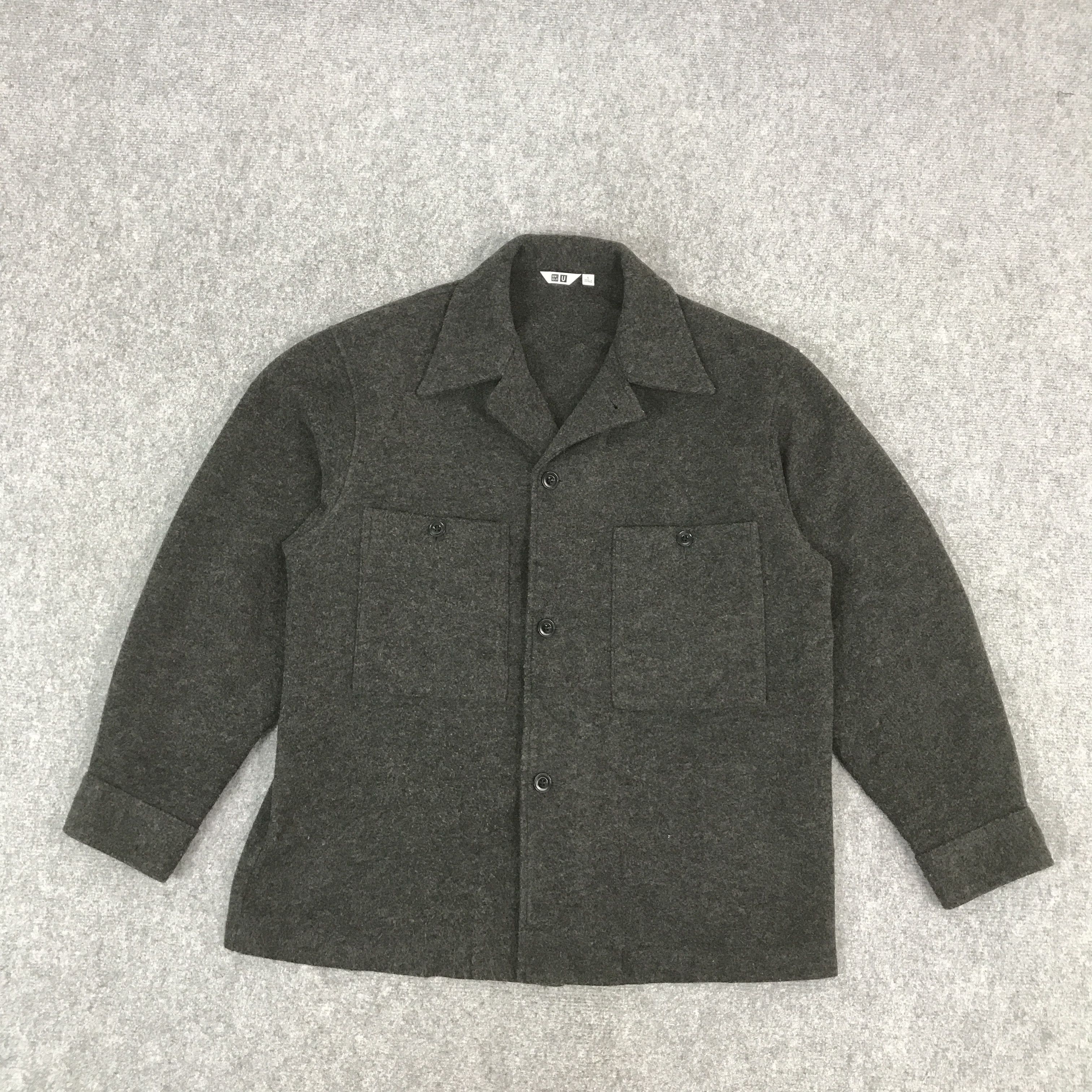 Christophe Lemaire × Uniqlo UNIQLO X LEMAIRE WOOL BUTTON JACKET Size US L / EU 52-54 / 3 - 1 Thumbnail