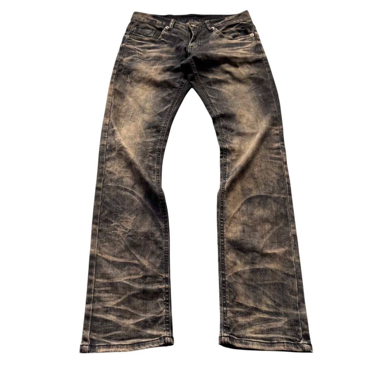 If Six Was Nine 00s in the attic acid wash stretch jeans Size US 31 - 1 Thumbnail