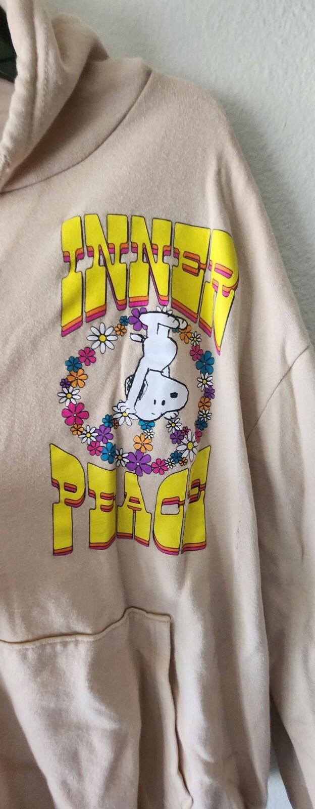 Peanuts Peanuts Charlie Brown Snoopy Inner Peace Hoodie SizeXL Size US XL / EU 56 / 4 - 4 Thumbnail