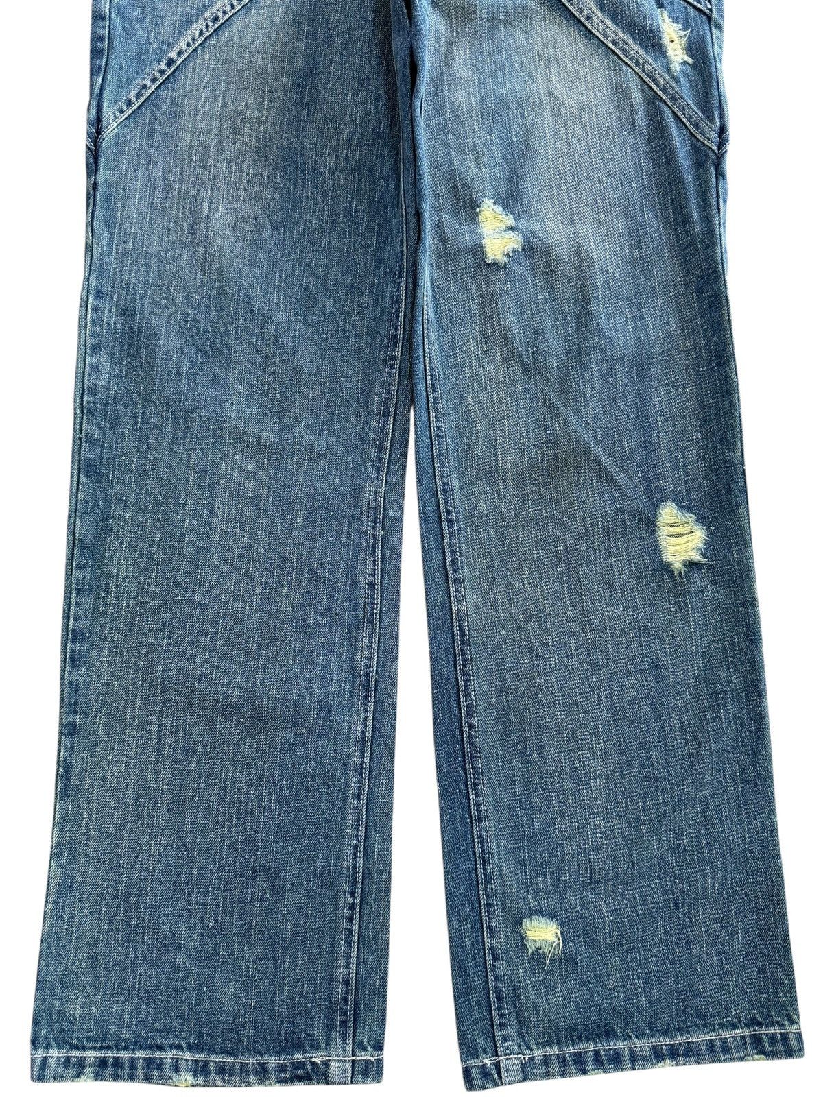 In The Attic In The Attic Multipocket Grunge Distreesed Loose Jeans Size US 35 - 3 Thumbnail