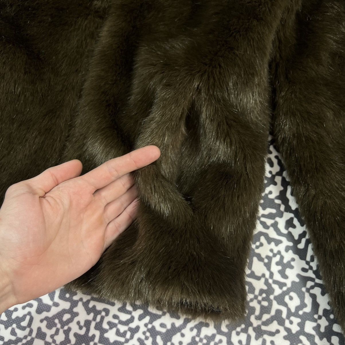 Vintage Vintage Y2K Japanese Style Faux Fur Retro Bomber Jacket Size XS / US 0-2 / IT 36-38 - 11 Thumbnail
