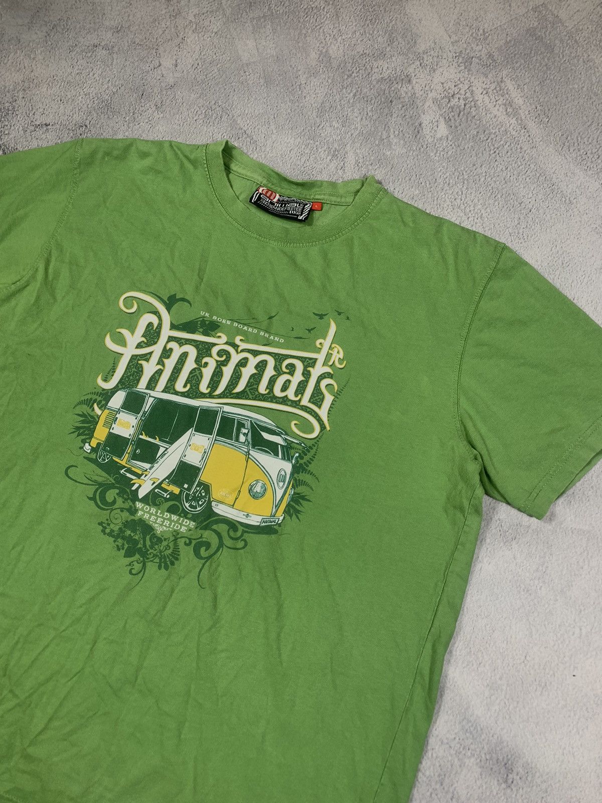 Japanese Brand × Vintage Vintage Animal tee big logo streetwear style size L Size US L / EU 52-54 / 3 - 2 Thumbnail