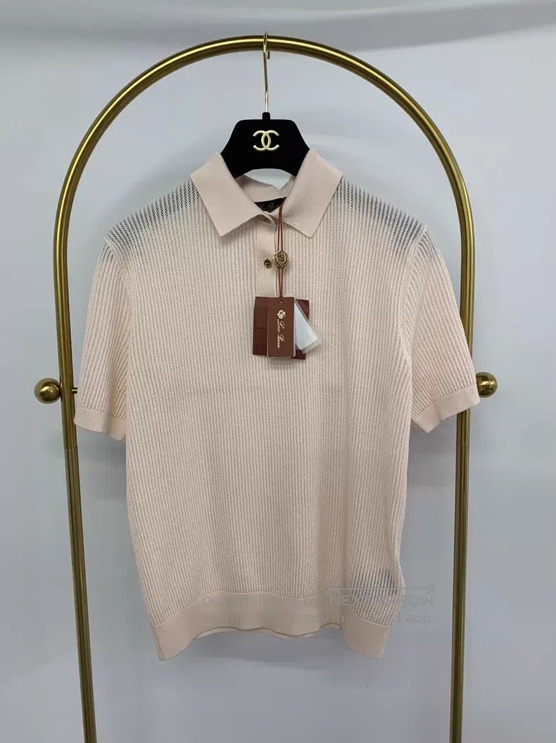 Loro Piana Loro Piana Pink Wool Collar Short Sleeve Size XS / US 0-2 / IT 36-38 - 1 Thumbnail