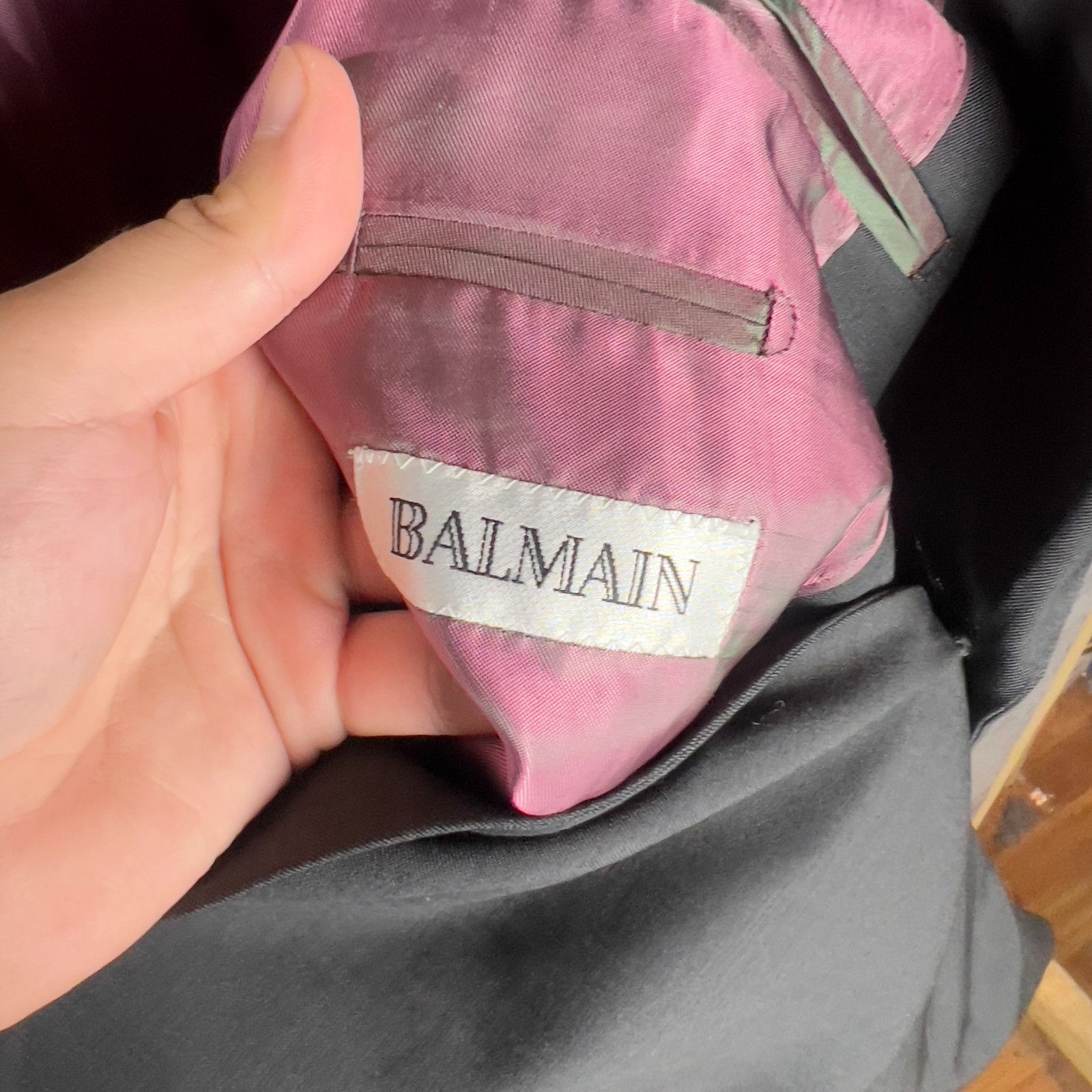 Balmain Balmain Blazer Men's Size 60 Gray Long Sleeve` Size 54L - 4 Thumbnail