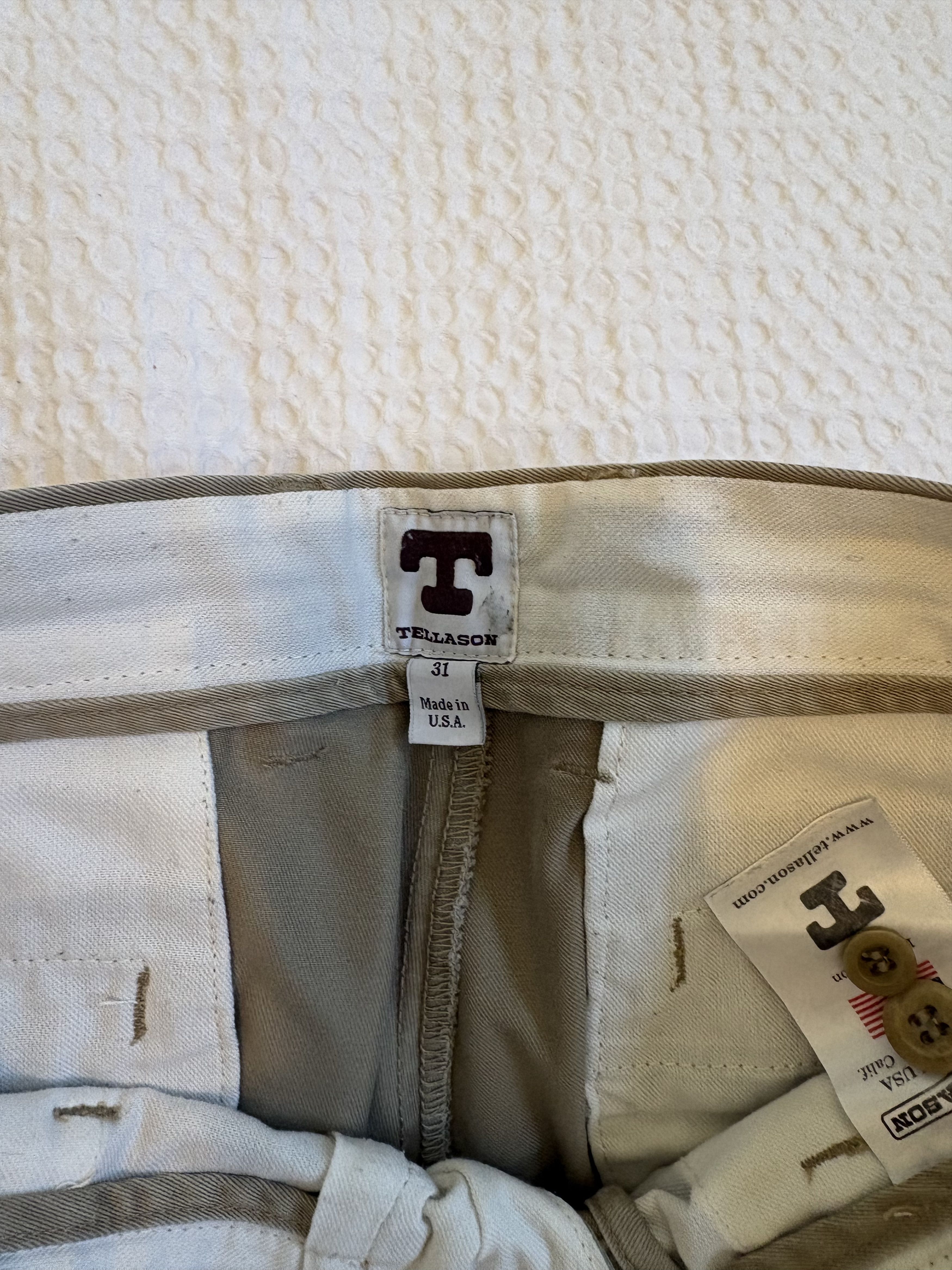 Tellason Tellason Chinos Size US 30 / EU 46 - 3 Thumbnail