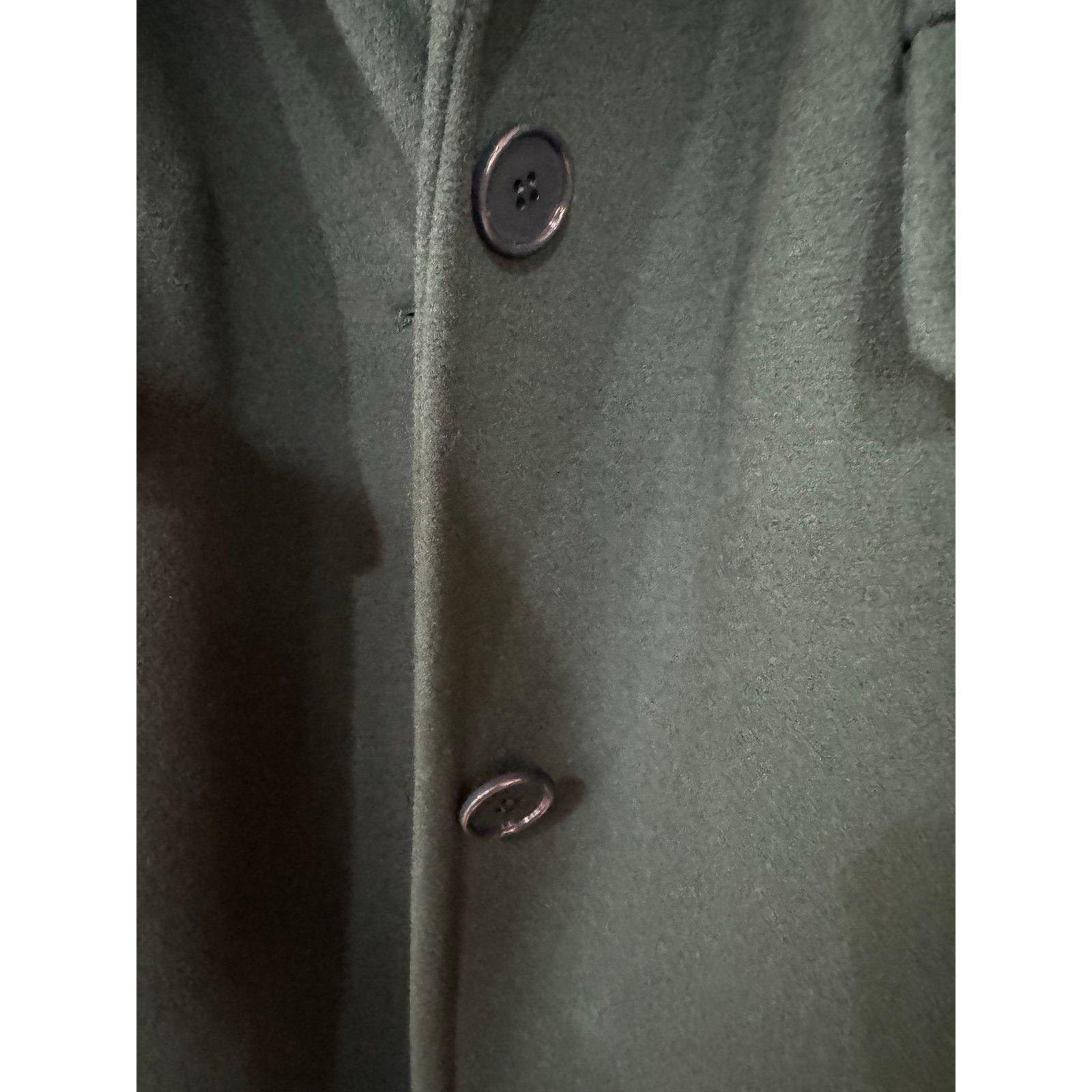 Michael Kors Michael Kors Collection Chesterfield Wool Coat Green sz. 6 Size M / US 6-8 / IT 42-44 - 8 Thumbnail