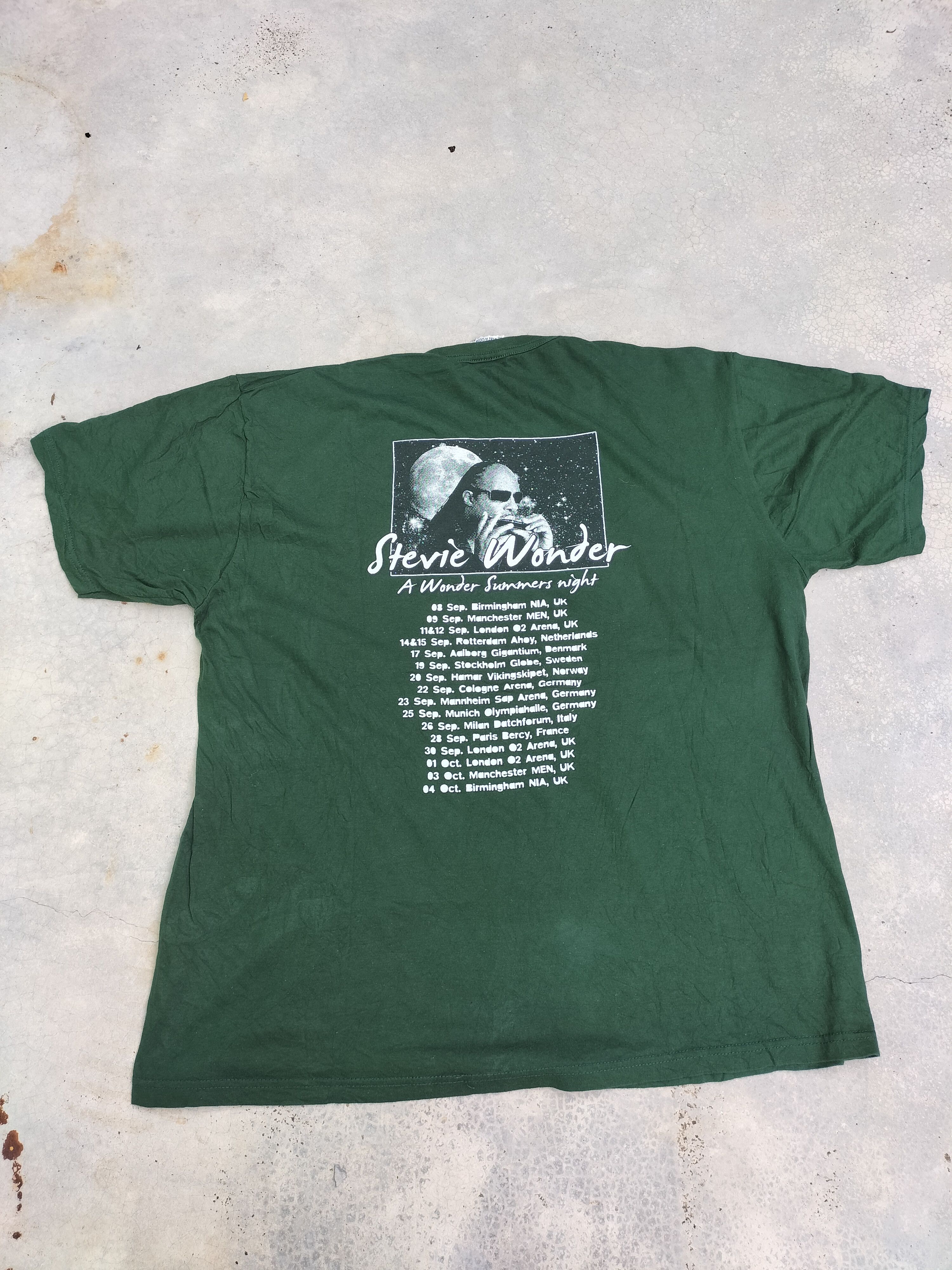 Band Tees Vintage Stevie Wonder Tour Tees Fashion music band Size US XL / EU 56 / 4 - 3 Thumbnail