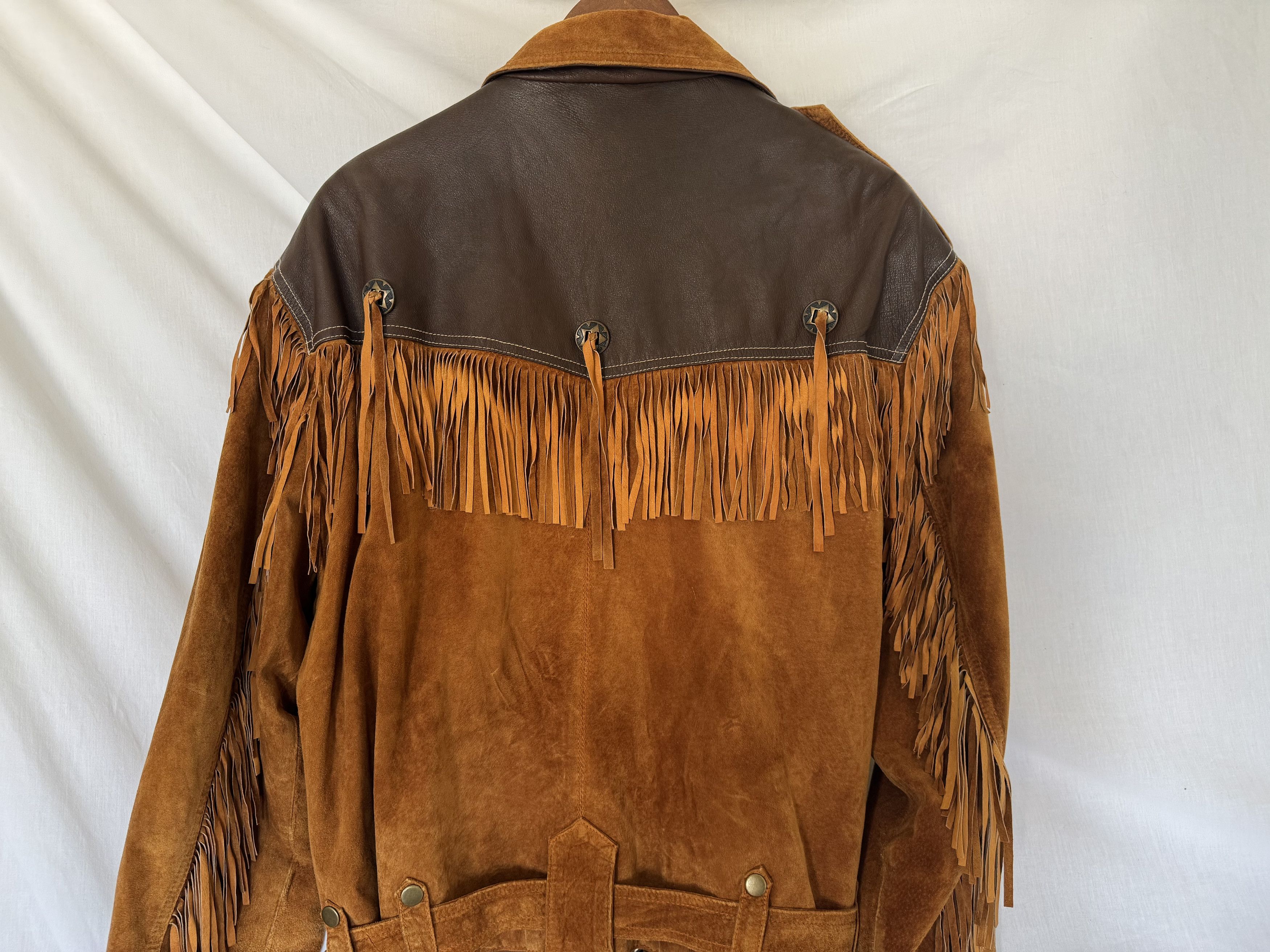 Cowboy Equipment × Vintage Vintage Western Fringe Suede & Leather Jacket Visvim - esque Size US L / EU 52-54 / 3 - 12 Thumbnail