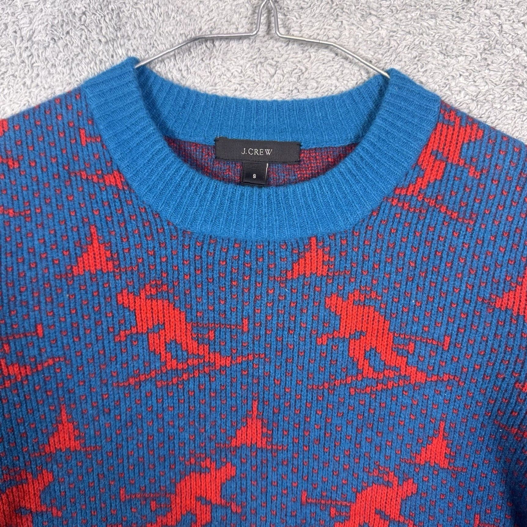 J.Crew J.CREW Sweater Men’s S 100% Wool Black Label Knit Ski All Over Print Pullover Knit Wool Crew Neck Long Sleeve Casual Winter City Preppy Hipster Mens Size US S / EU 44-46 / 1 - 5 Thumbnail