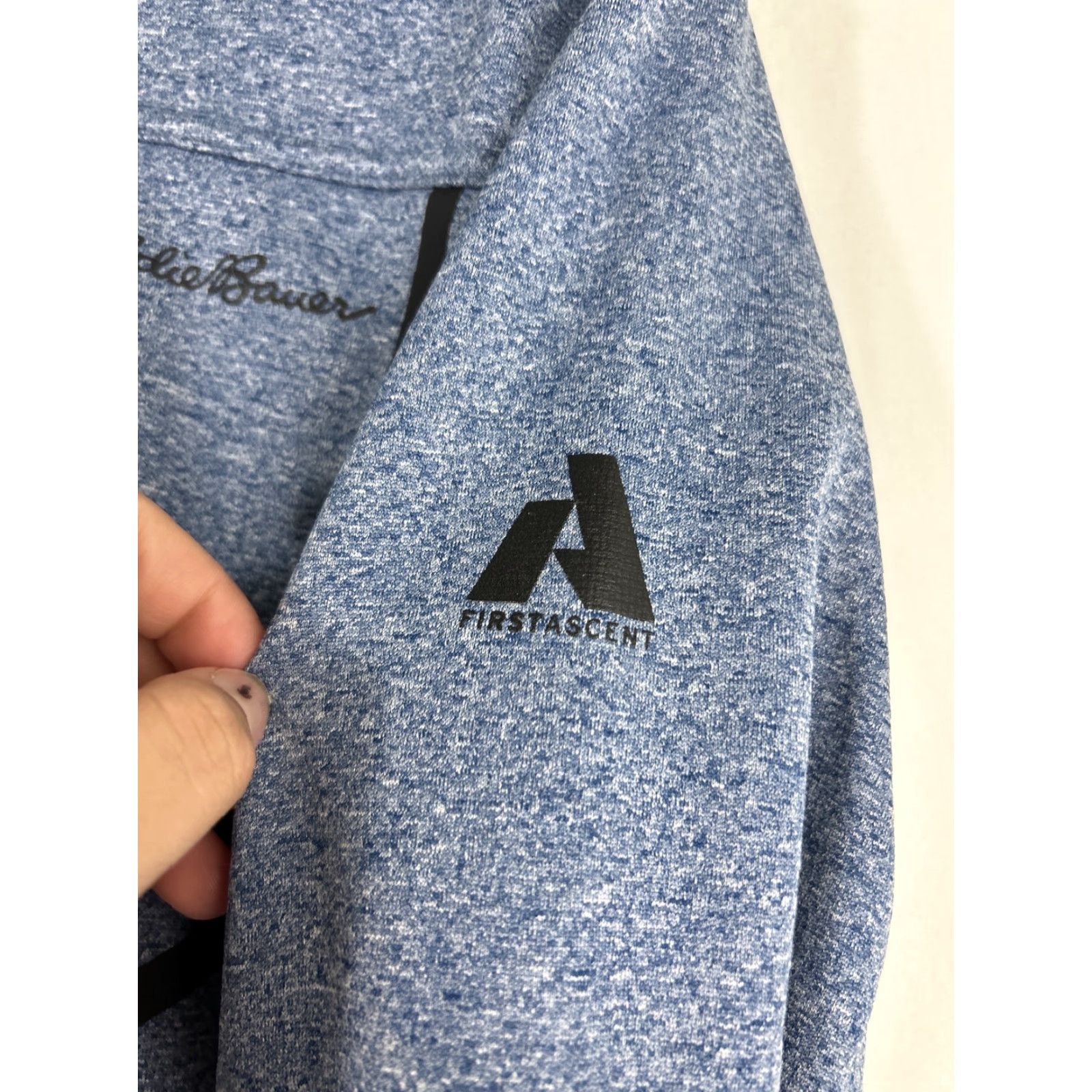 Eddie Bauer VINTAGE Eddie Bauer 1/4 Zip Pullover Blue Long Sleeve Small Mens First Ascent Sweater Size US S / EU 44-46 / 1 - 6 Thumbnail