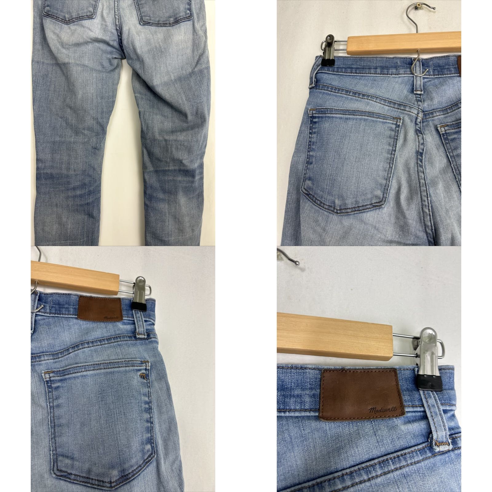 Madewell Madewell Jeans Skinny Crop 26 27 Light Blue Wash High Rise Button Fly Women 9” 9" High Riser Crop Skinny Jeans Size 26" / US 2 / IT 38 - 8 Thumbnail