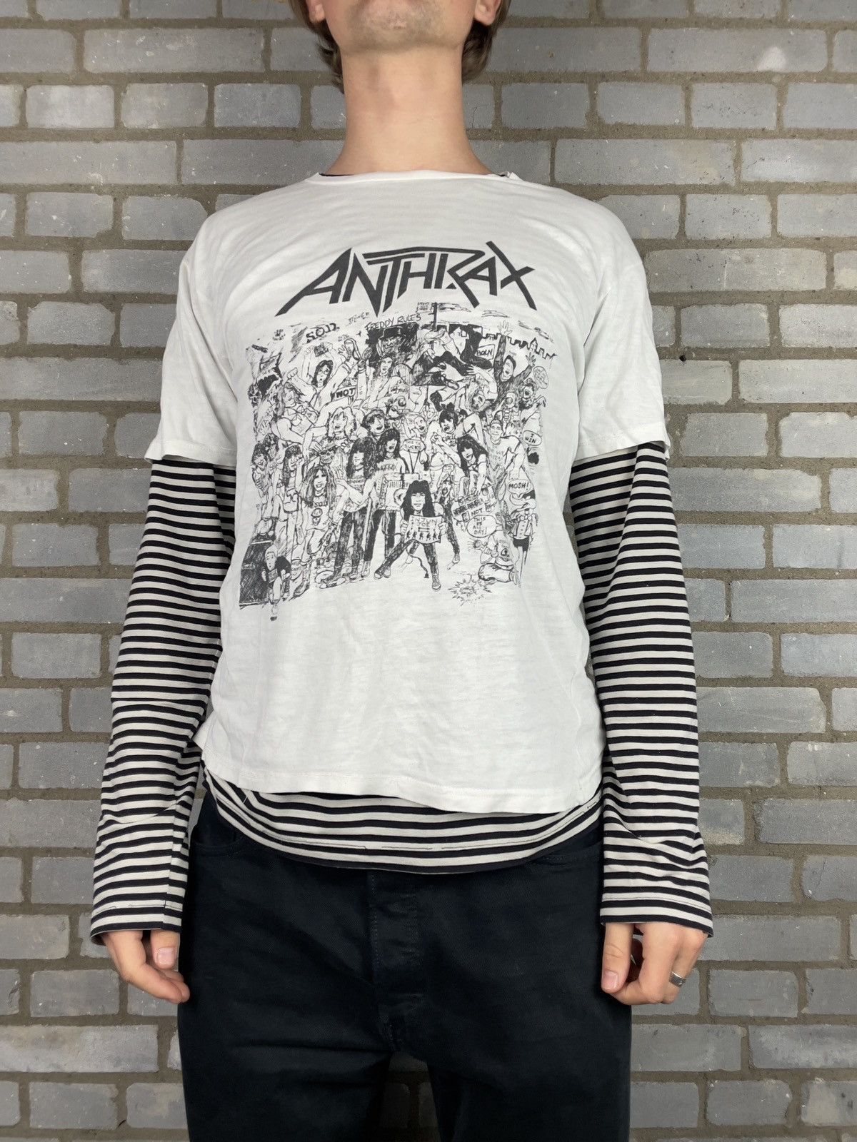 Band Tees Anthrax 1985 No Frills vintage tour bandtee Size US L / EU 52-54 / 3 - 1 Thumbnail