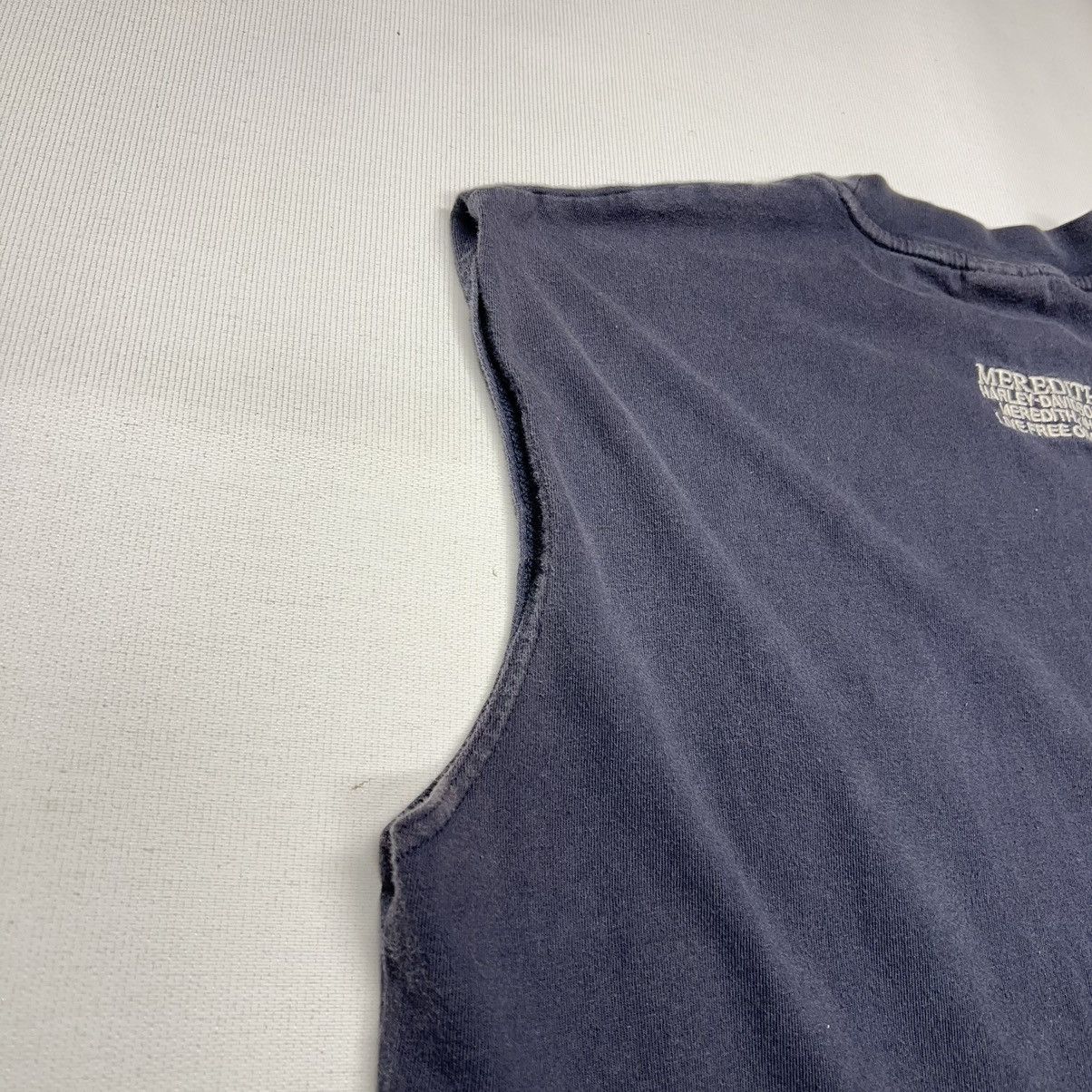 Harley Davidson Harley Davidson Tee Shirt Blue Sleeveless Logo Motorcycle Size US XL / EU 56 / 4 - 15 Thumbnail
