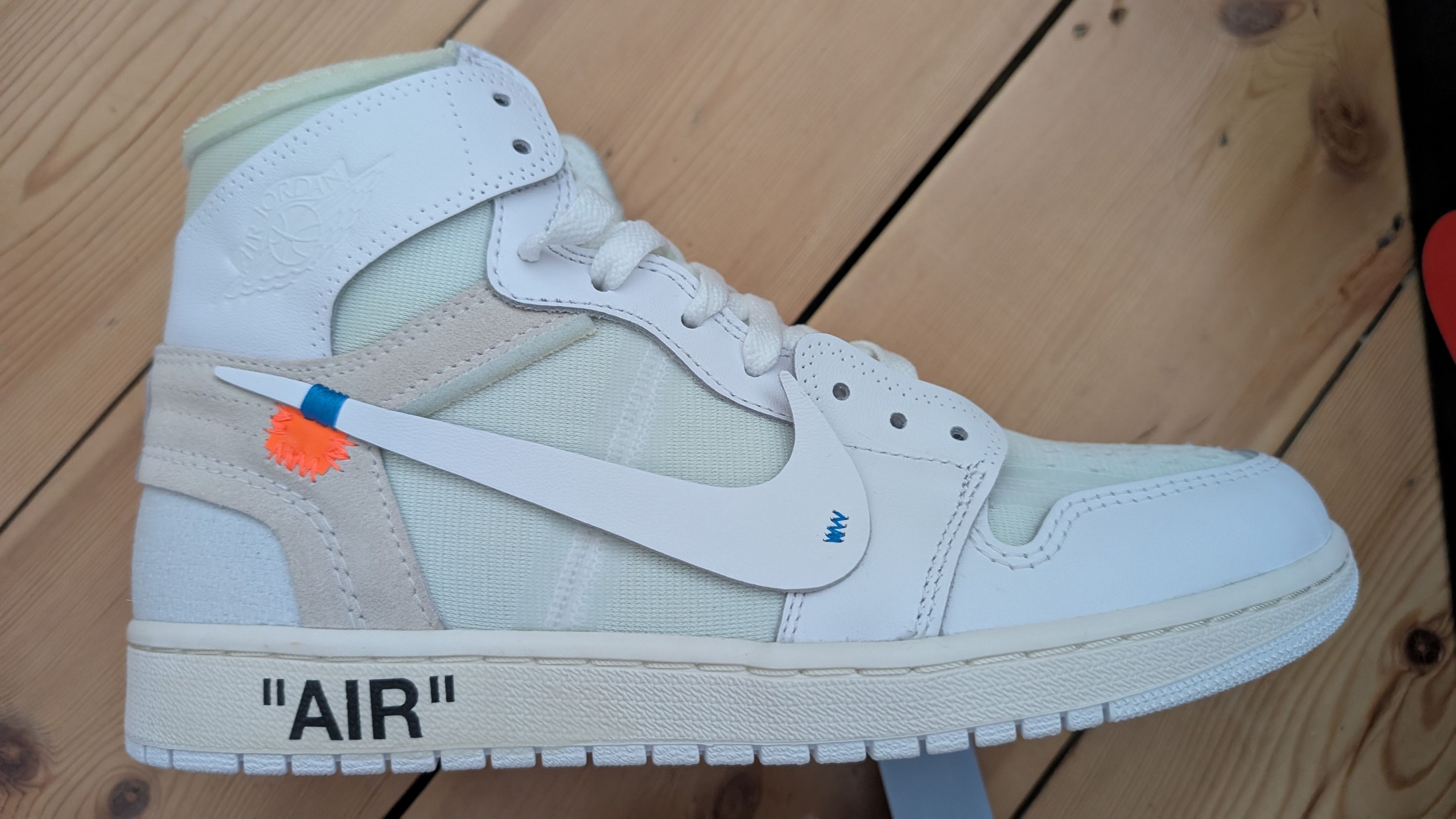 Off-White Off white Jordan one retro euro white Size US 9 / EU 42 - 6 Thumbnail