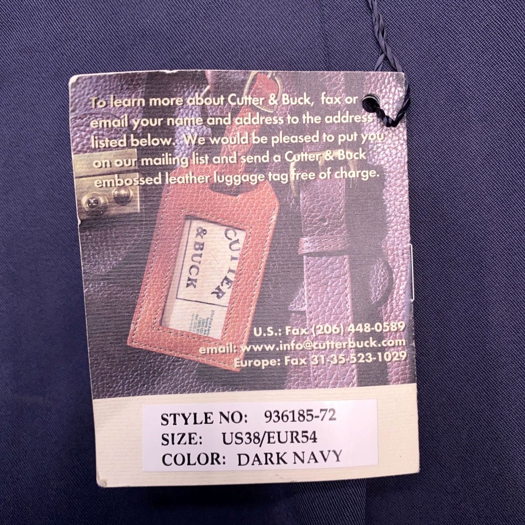 Vintage VINTAGE NAVY Cutter & Buck Pants 38 Mens Blue Pleated Dress Pants Classic Straight Inseam 35 Unhemmed New Size US 38 / EU 54 - 6 Thumbnail