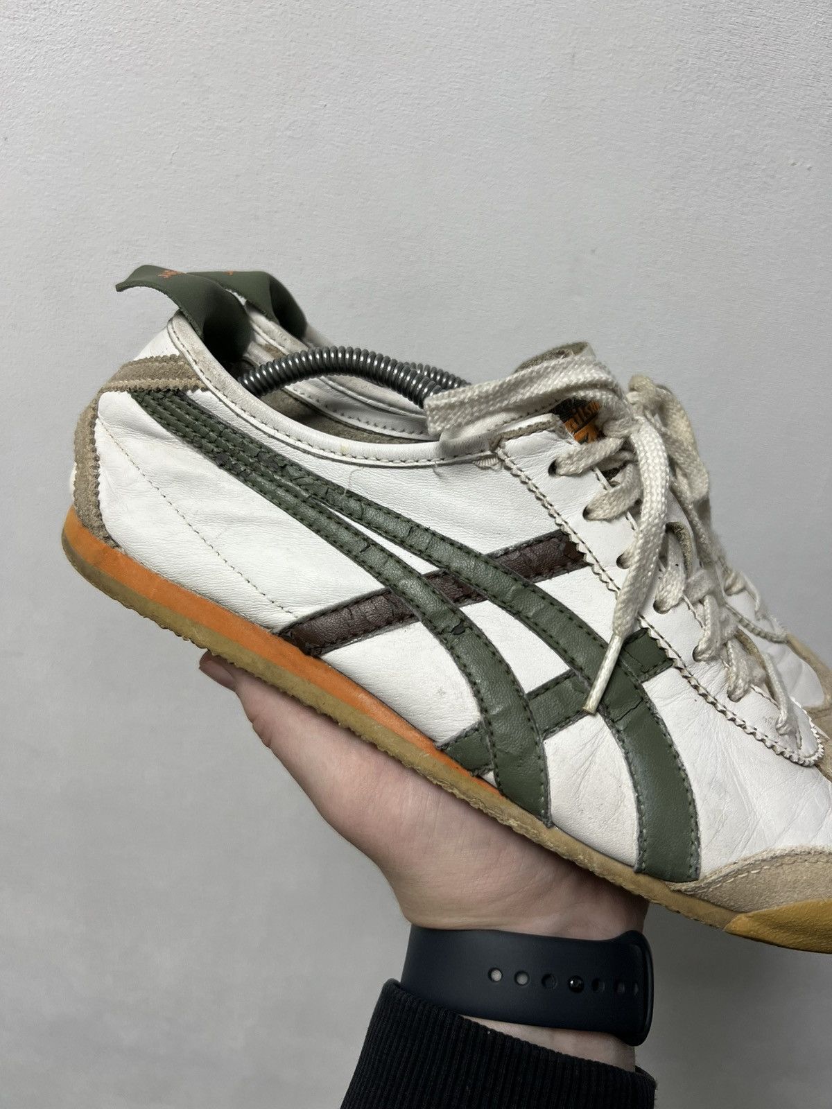 Asics Vintage Asics Tiger Onitsuka Leather Sneakers Size US 9.5 / EU 42-43 - 2 Thumbnail