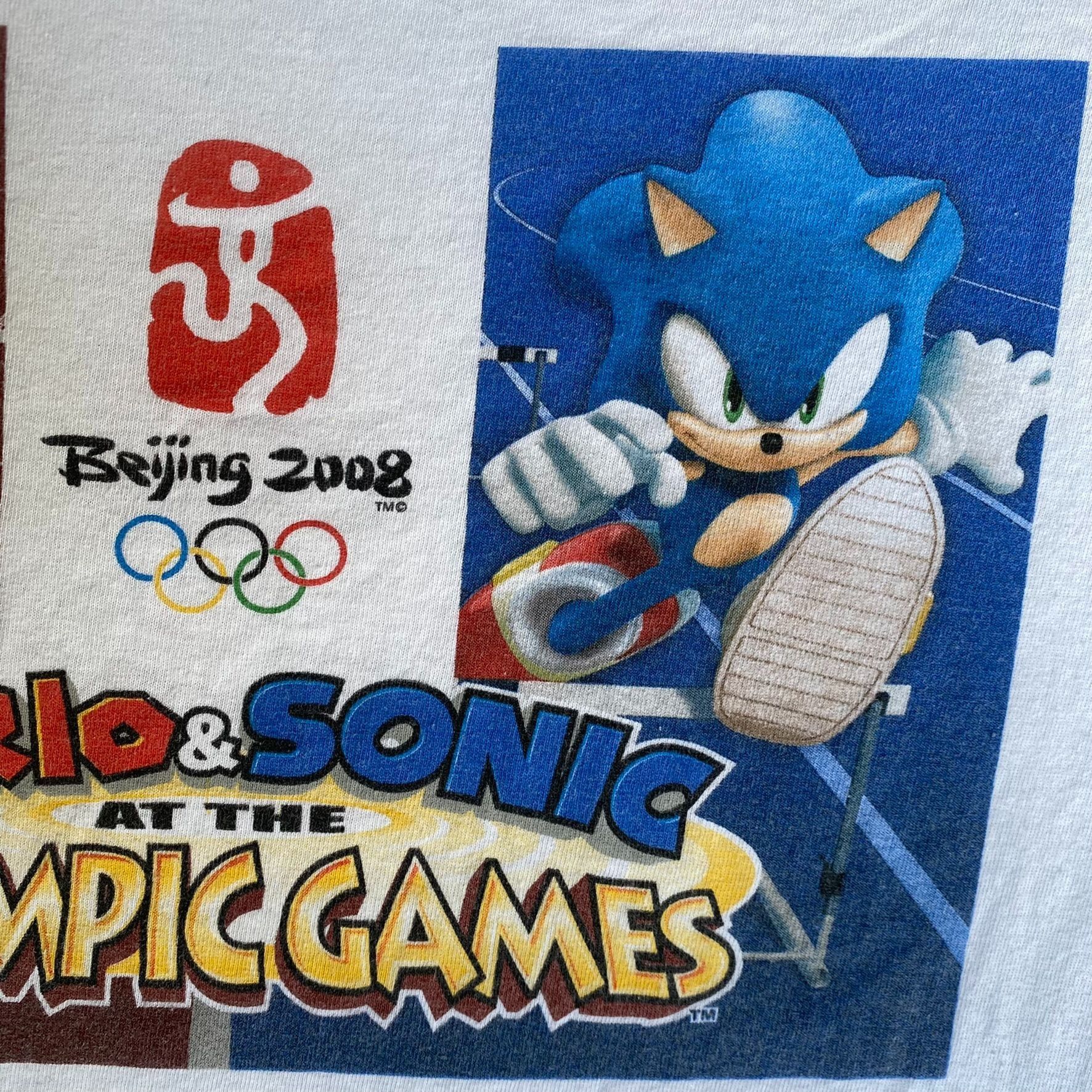 Nintendo Vintage Y2K Mario Sonic Olympic Games Shirt Nintendo Beijing Size US XL / EU 56 / 4 - 5 Thumbnail