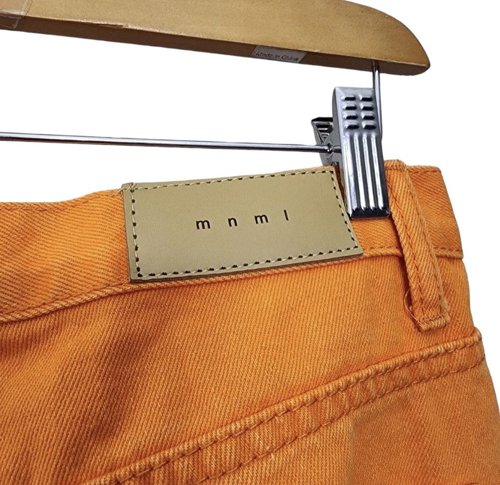 MNML Brand New Orange flare denim pants Size US 30 / EU 46 - 5 Thumbnail