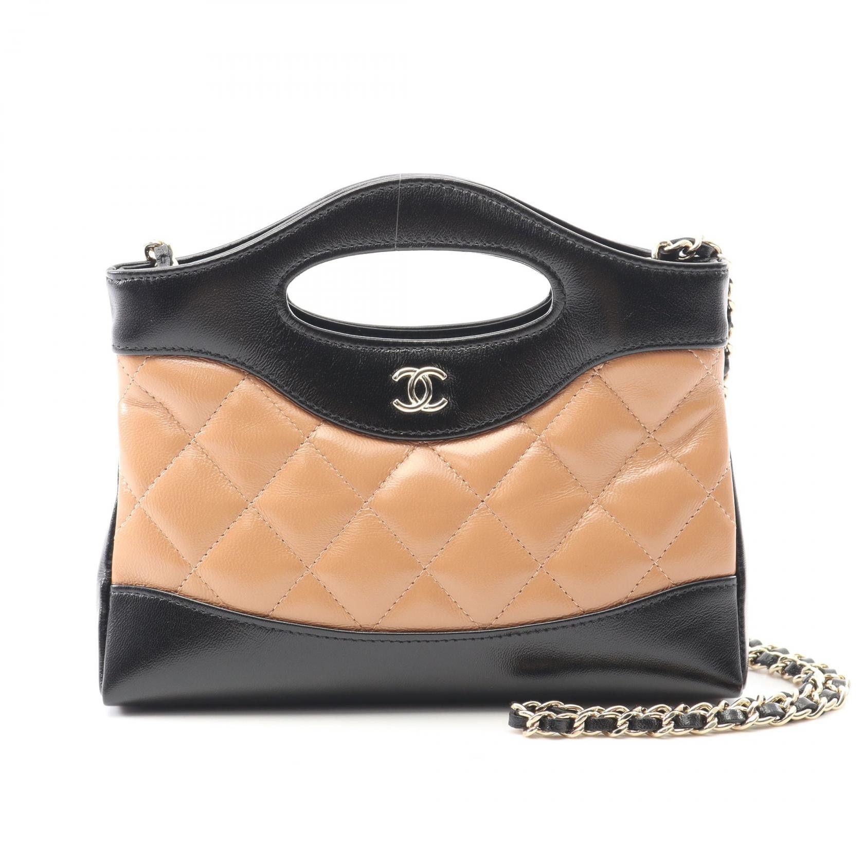 Chanel Chanel Chanel 31 Nano Calfskin Shoulder Bag Leather Shoulder Bag AP3656 DUTY FREE for USA Size ONE SIZE - 1 Thumbnail
