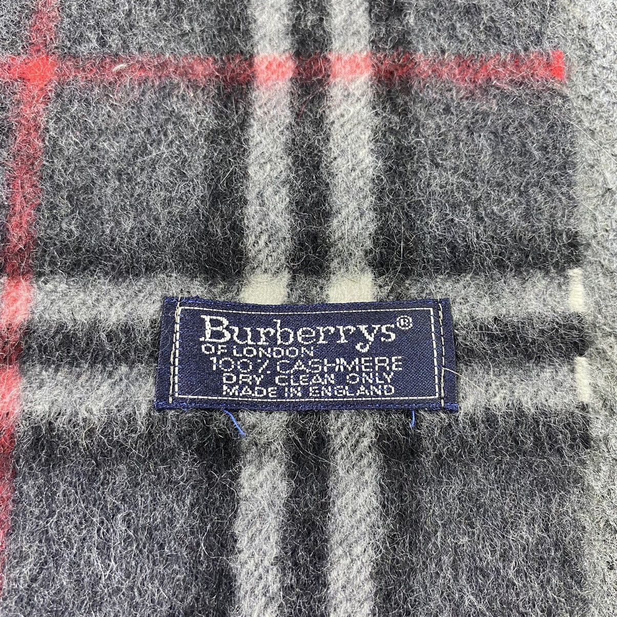 Burberry × Vintage Burberry Cashmere Muffler / Scarf / Neckwear-K058 Size ONE SIZE - 5 Thumbnail
