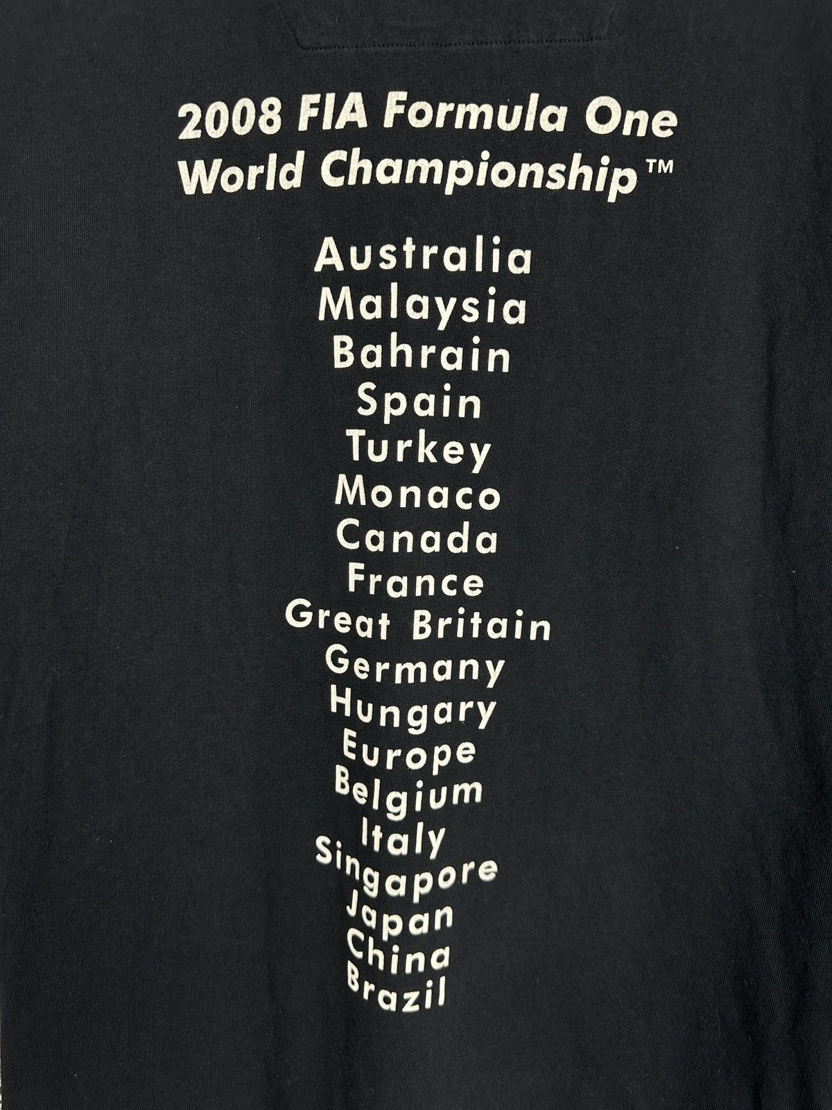 Formula 1 Formula 1 Racing T-Shirt World Championship 2008 F1 Size L Size US L / EU 52-54 / 3 - 11 Thumbnail
