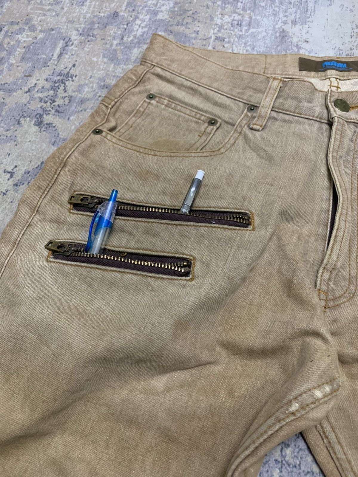 Japanese Brand Japanese Brand PROGRAM Buckle Back Jeans Size US 32 / EU 48 - 3 Thumbnail