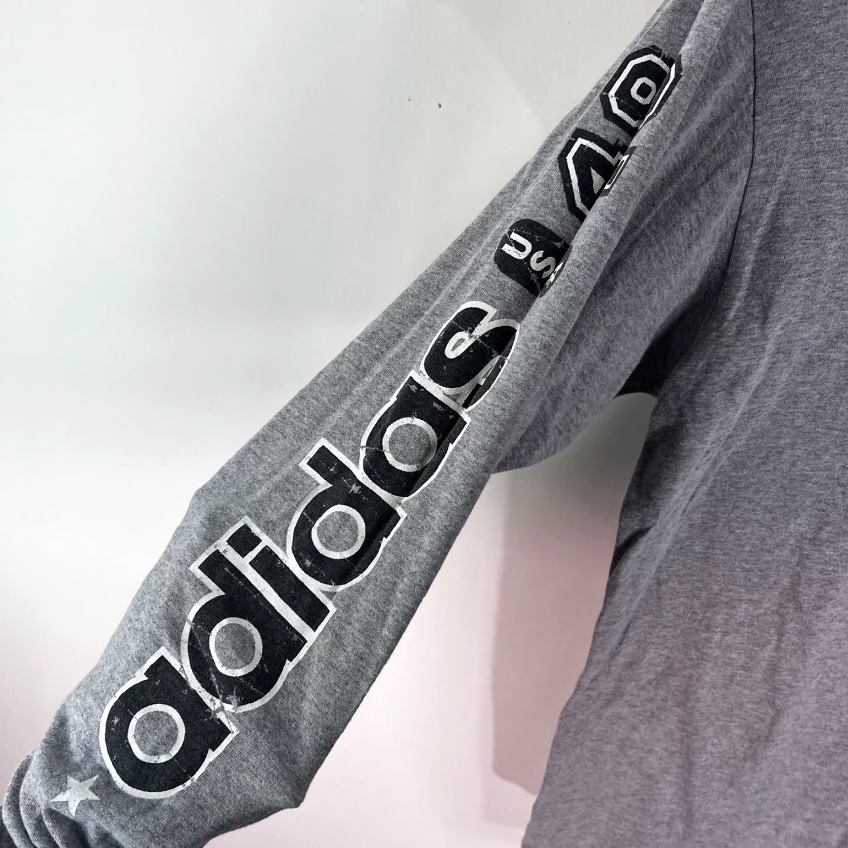 Adidas VTG adidas Since 48 Long sleeve T Shirt Mens XL Gray US Made Size US XL / EU 56 / 4 - 4 Thumbnail