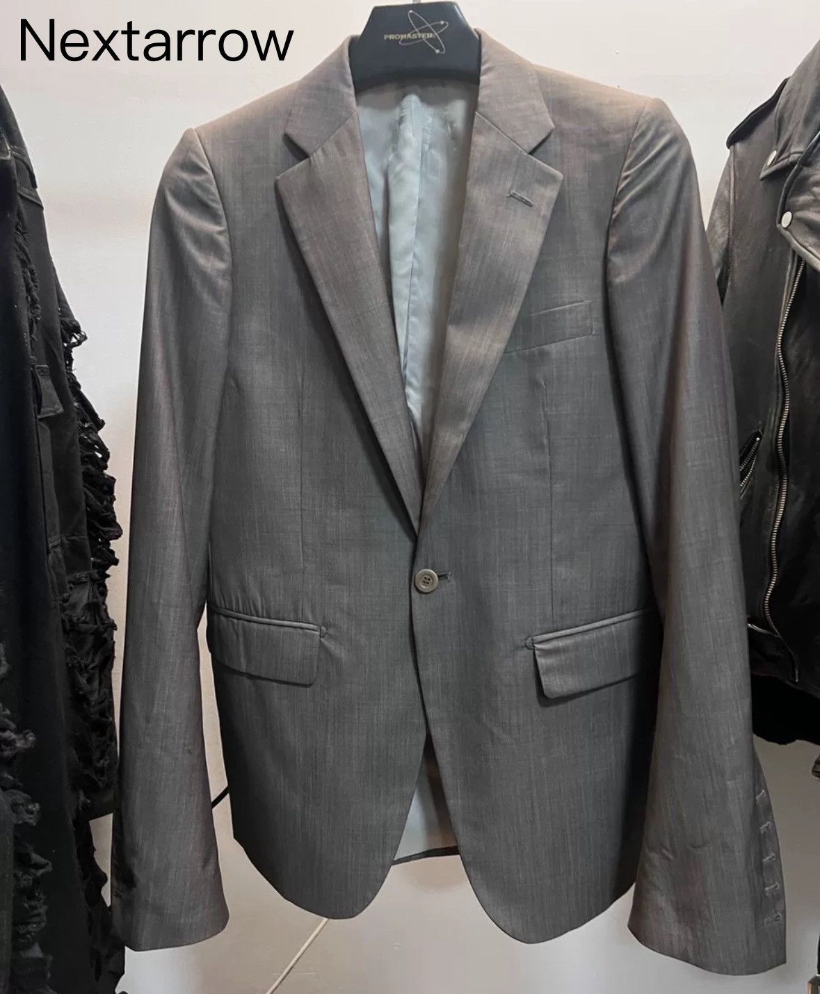 Rick Owens Rick Owens grey slim fit suit jacket2412-Nextarrow Size US XS / EU 42 / 0 - 1 Thumbnail