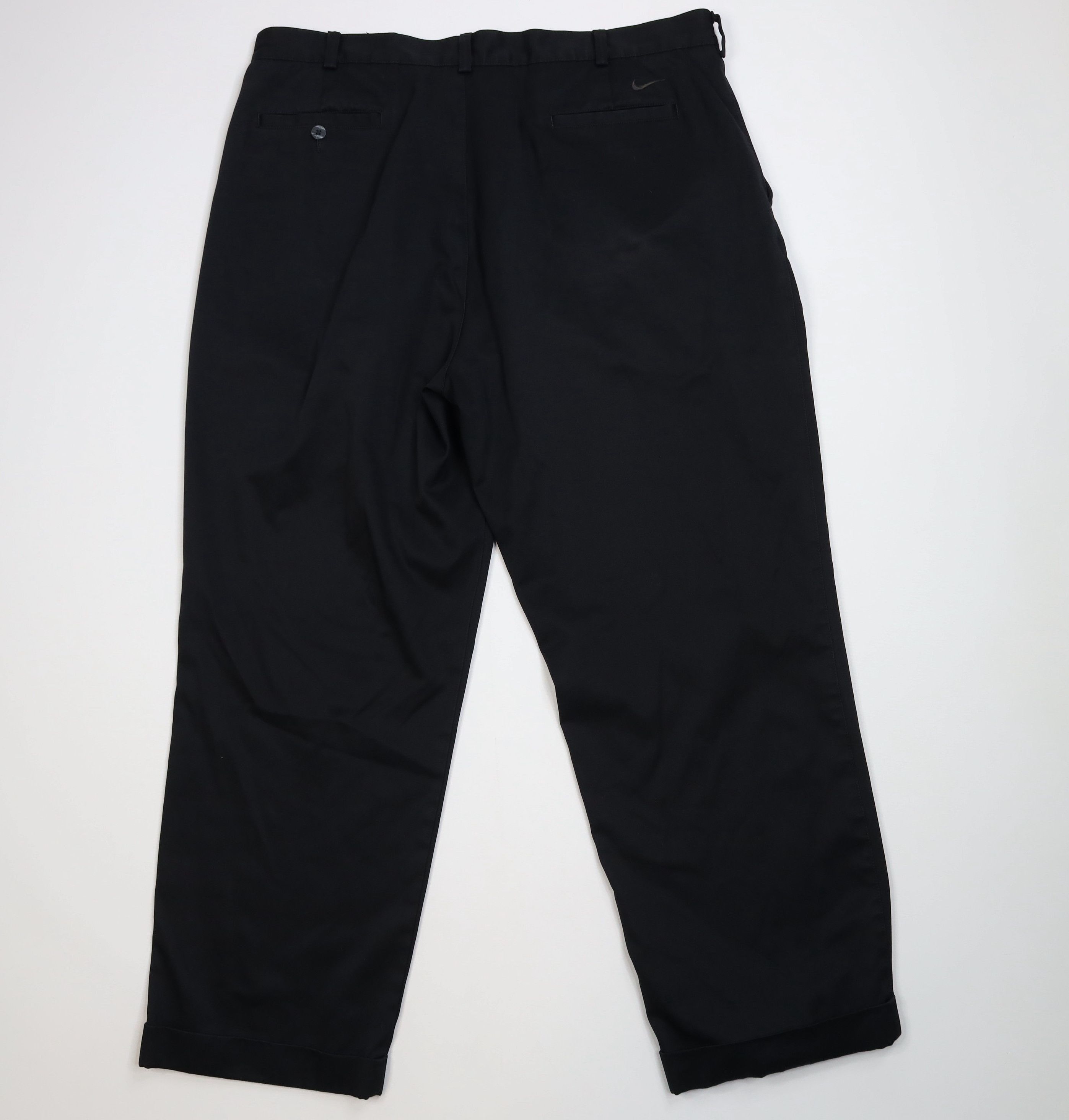 Nike Vintage Y2K Nike Golf Wide Leg Chino Pants Trousers Black Size US 40 / EU 56 - 9 Thumbnail