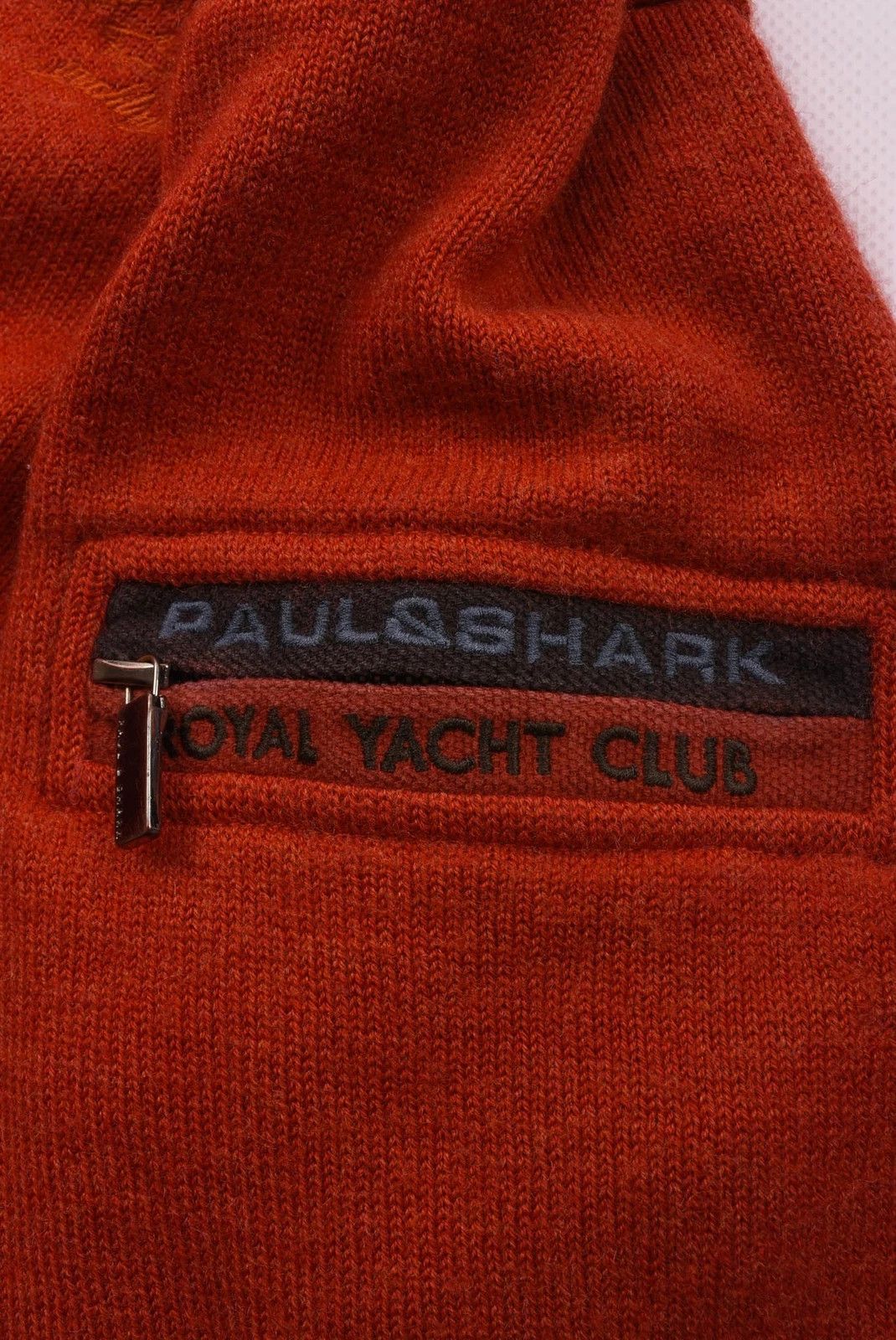 Paul & Shark Paul & Shark Yachting Quarter Zip Wool Sweater Red Size M Size US M / EU 48-50 / 2 - 5 Thumbnail