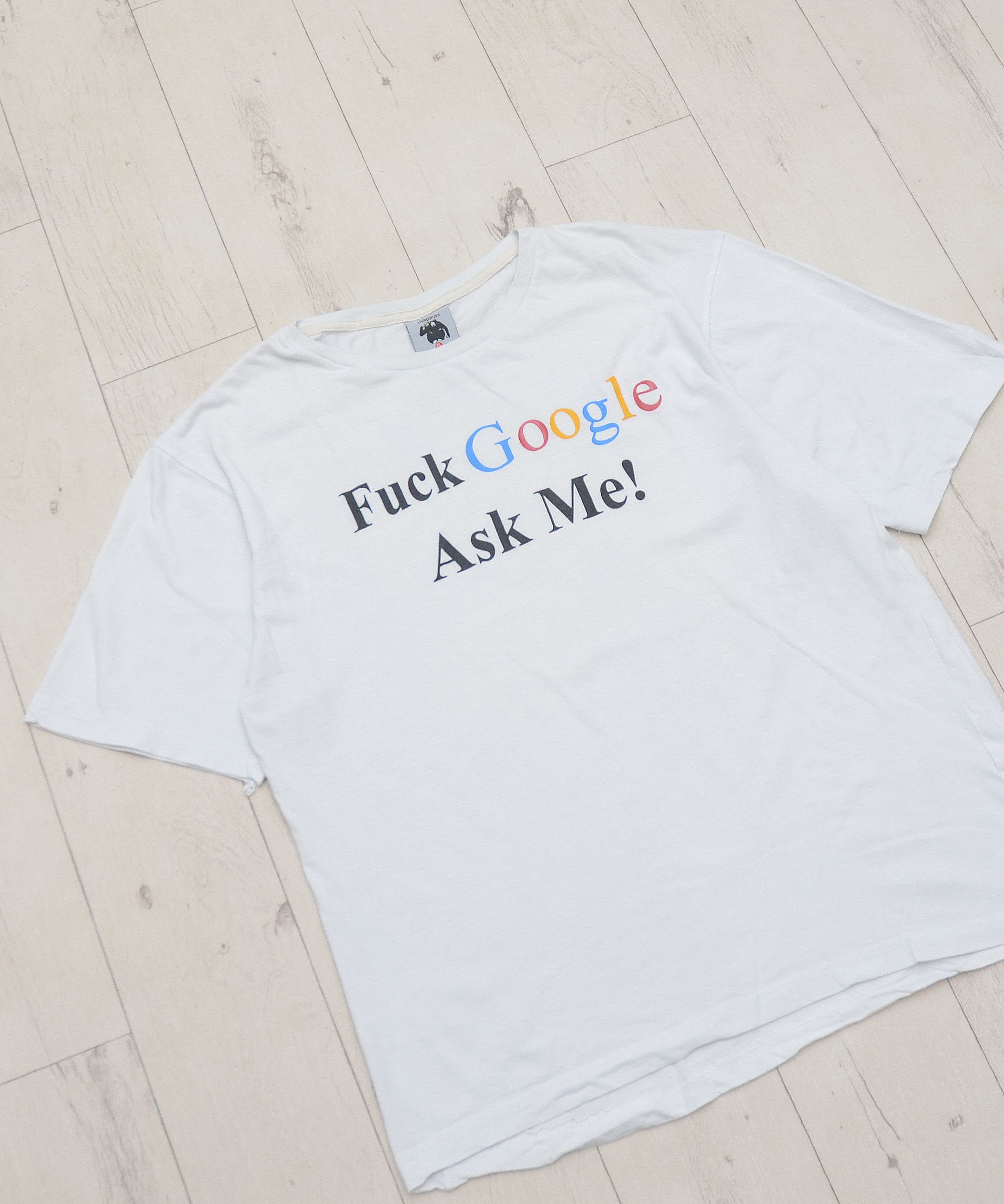 Vintage Vintage Y2K ADULT “ Fuck Google Ask Me “ Buymypiece Tee Size US XL / EU 56 / 4 - 2 Thumbnail