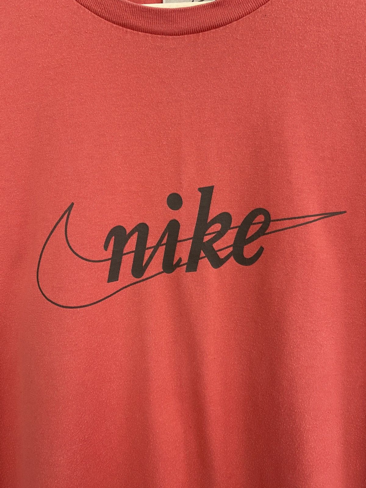 Nike 🇺🇸 Vintage 90s Nike Center Swoosh T-Shirt Made in USA Size US XL / EU 56 / 4 - 4 Thumbnail