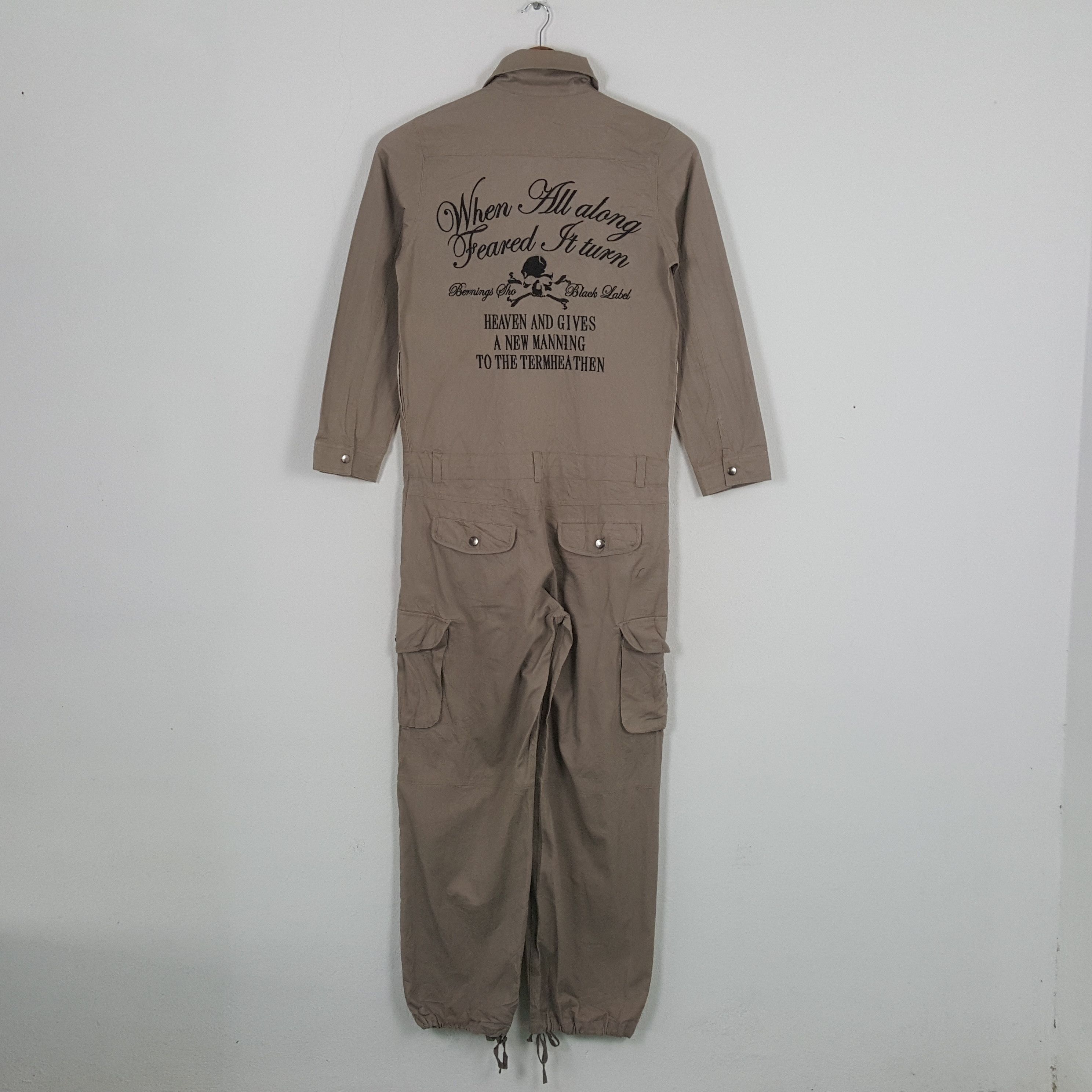 Designer × Japanese Brand × Vintage Vintage Japanese Brand Punk Style Coverall Jacket C284N18 Size US S / EU 44-46 / 1 - 1 Thumbnail