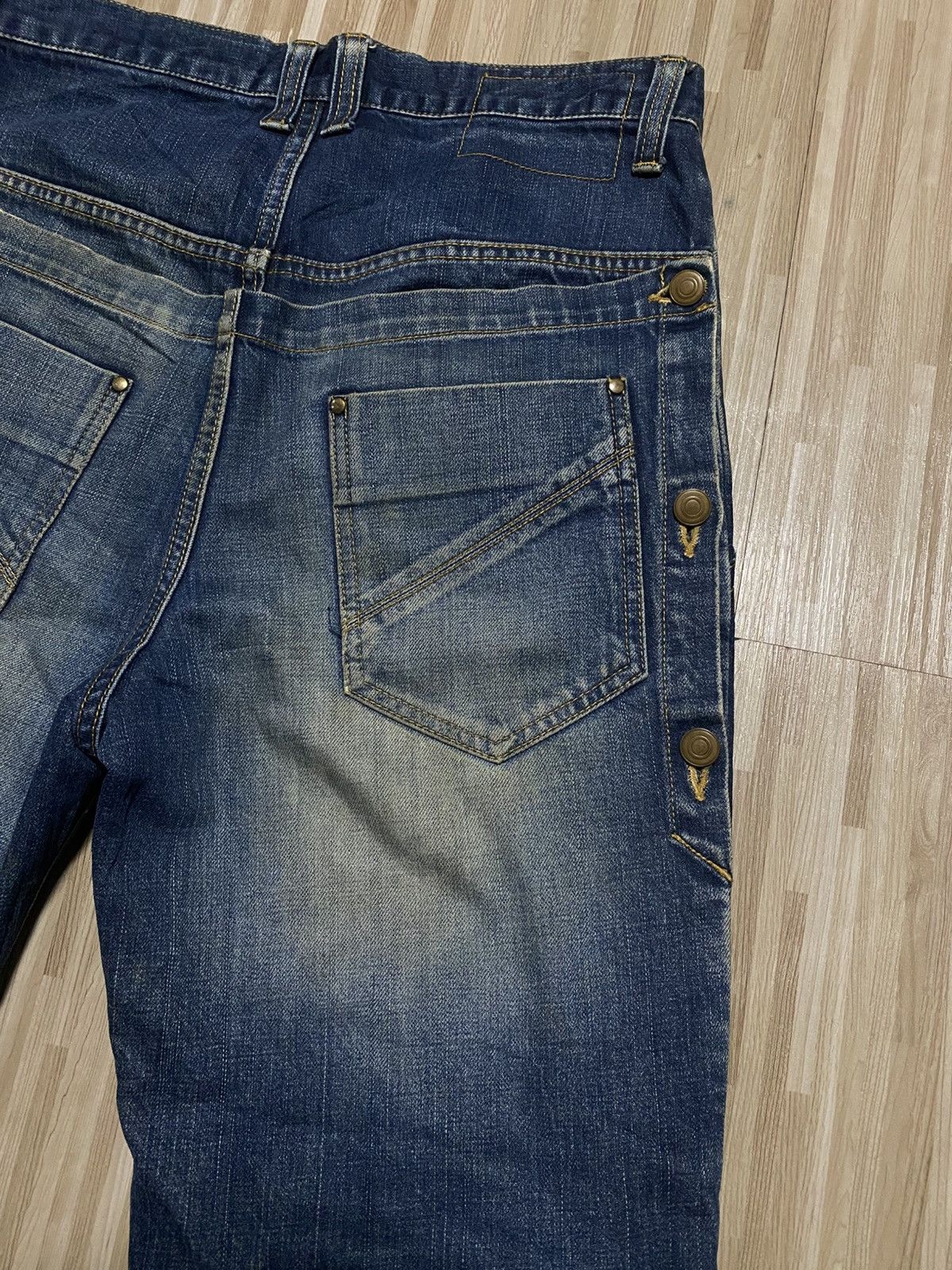Vintage 💥FLARE 90s RARE BACK POCKET💥 Size US 31 - 12 Thumbnail