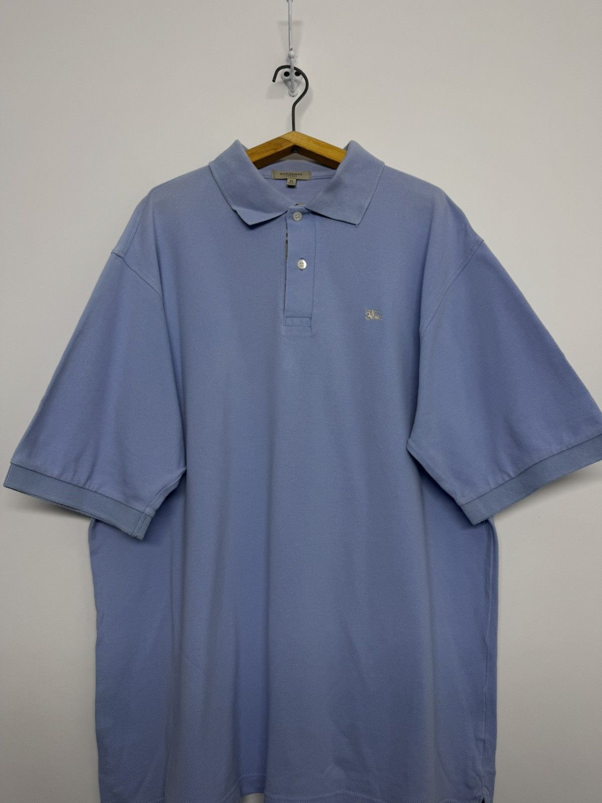 Burberry BURBERRY London Blue Short Sleeve Polo Shirt Size US XL / EU 56 / 4 - 4 Thumbnail