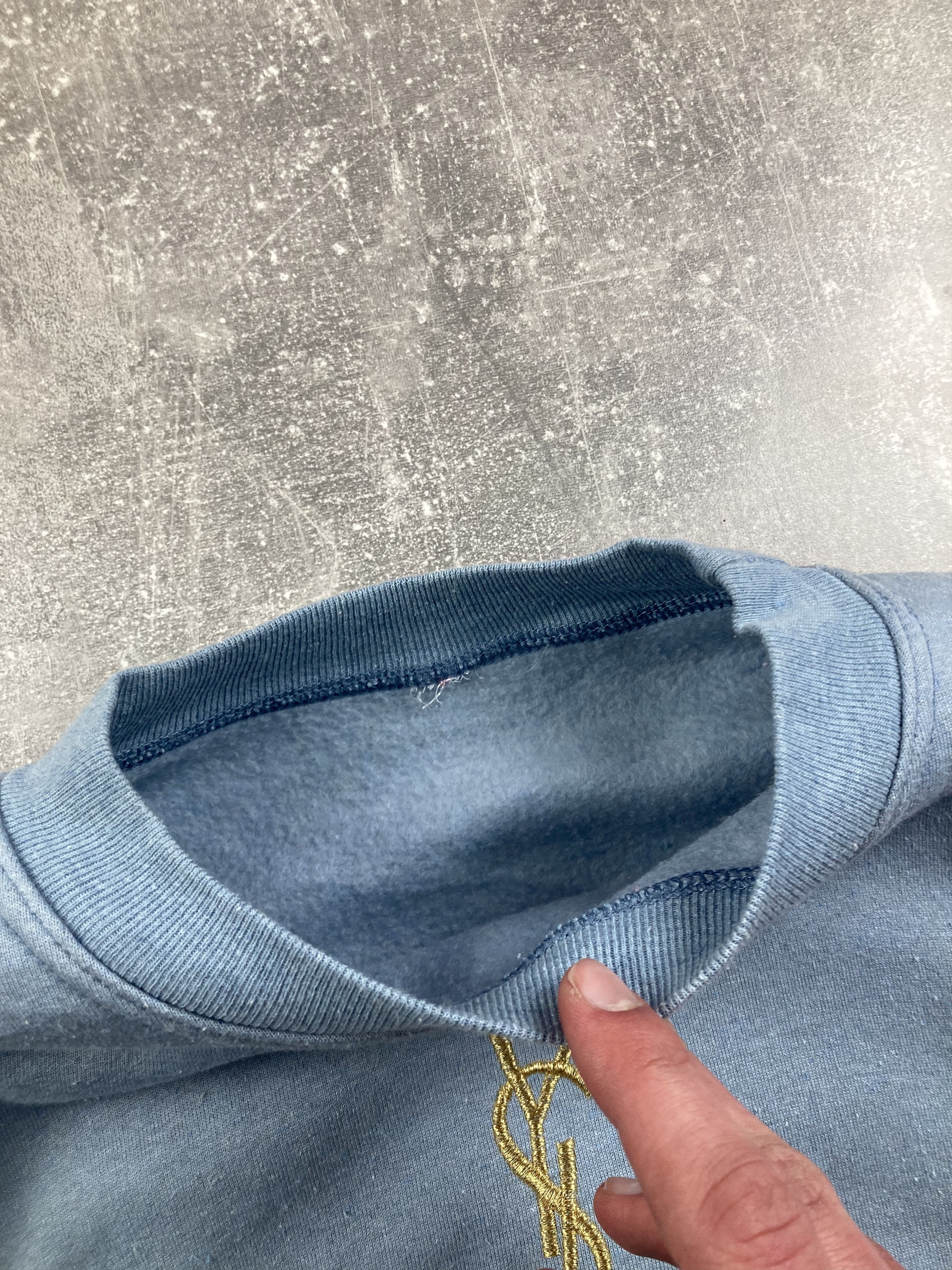 Other Yves Saint Laurent big logo oversize bootleg blue sweatshirt Size US M / EU 48-50 / 2 - 7 Thumbnail