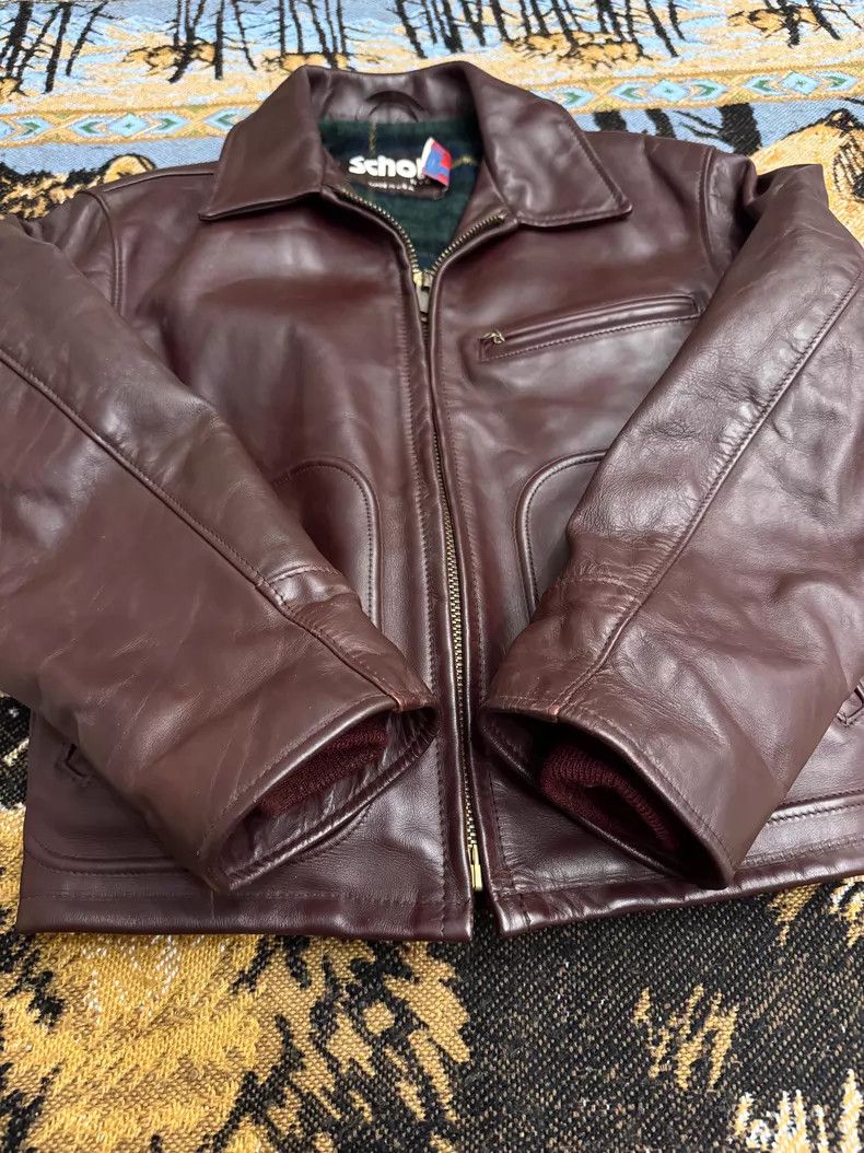 Schott Schott Co-branded American vintage biker jacket Size US L / EU 52-54 / 3 - 3 Thumbnail