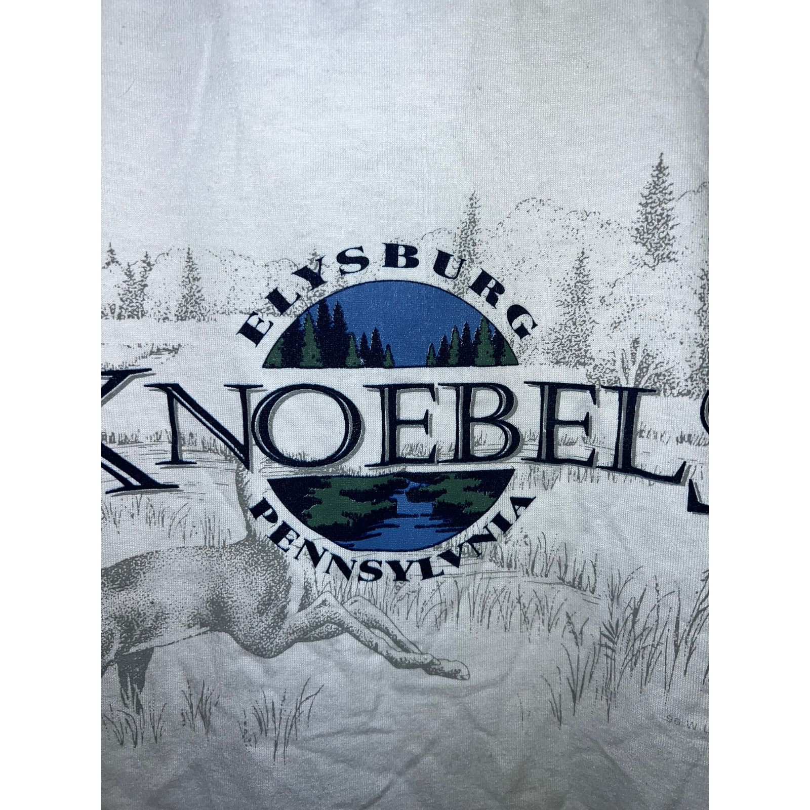 Jerzees 90s Vintage Elysburg Knoebels Pennsylvania deer Shirt VTG L Size US L / EU 52-54 / 3 - 3 Thumbnail