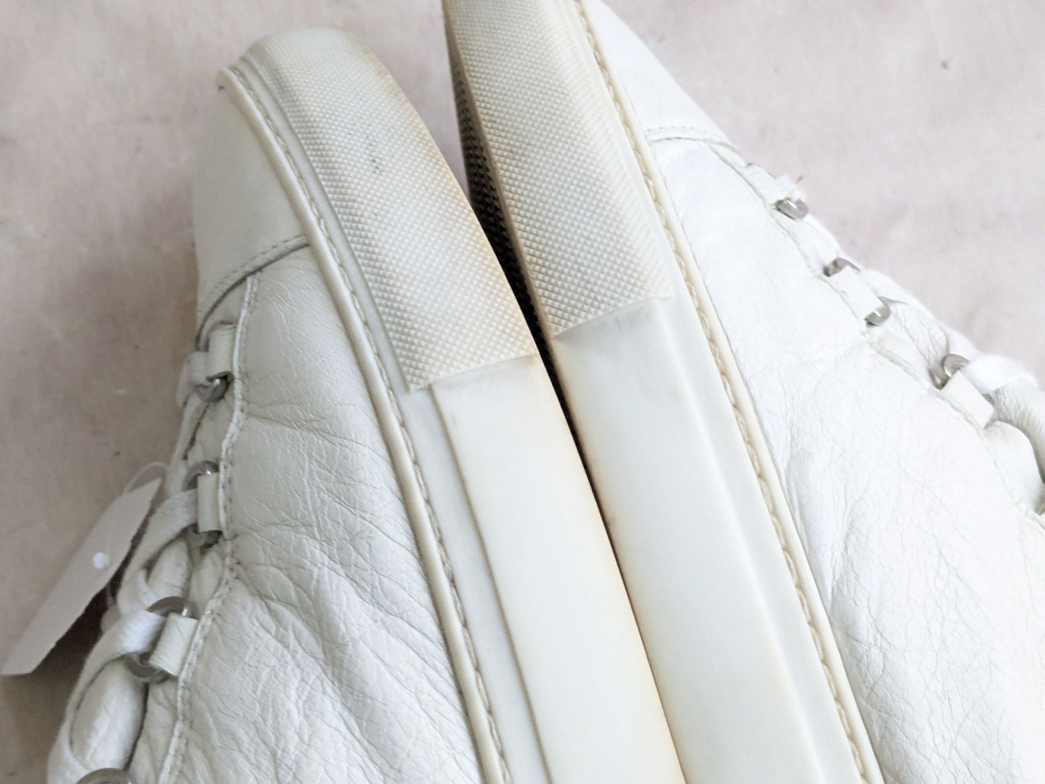 Balenciaga Balenciaga Arena White 14 High Tops Leather Size US 14 / EU 47 - 9 Thumbnail