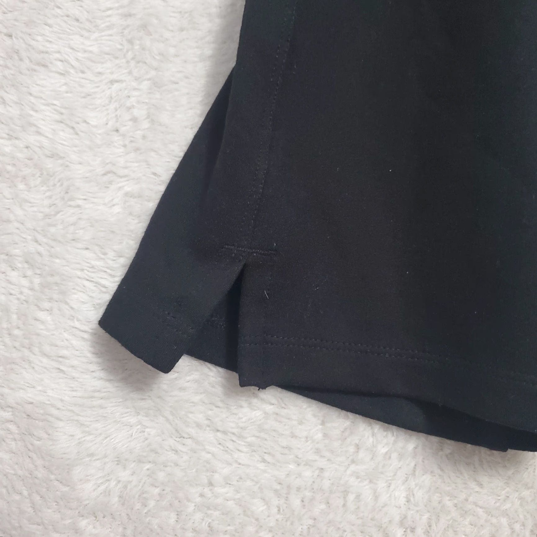 Quince Quince Pants Womens XS Black Ultra Stretch Ponte Kick Flare Pull On Crop Size 26" / US 2 / IT 38 - 5 Thumbnail