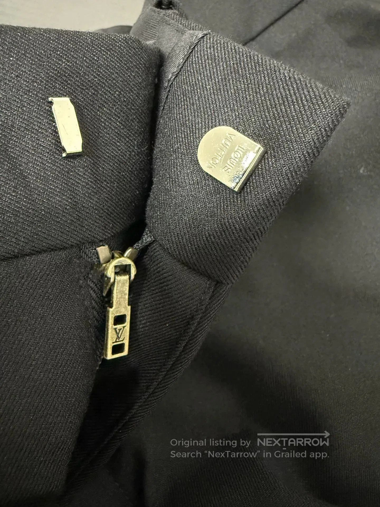 Louis Vuitton Louis Vuitton Black Casual Trousers. Size US 34 / EU 50 - 3 Thumbnail