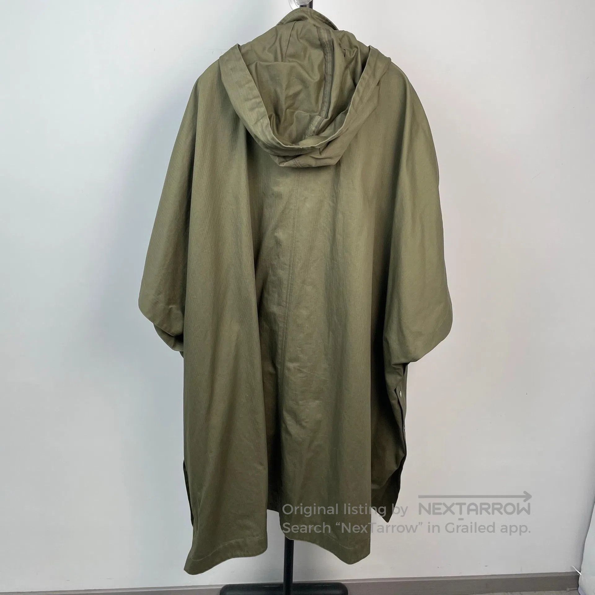 Dior Dior Military Green Thin Long Cloak Coat Hooded Jacket| Size US XS / EU 42 / 0 - 2 Thumbnail